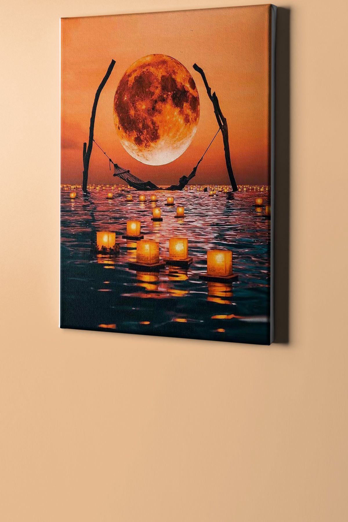 Sayılarla Boyama Seti Kasnaklı Ay Batarken - Görsel 2