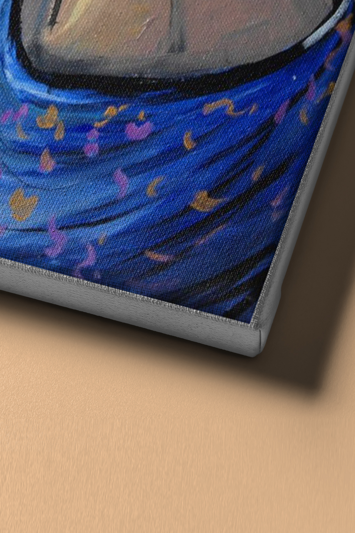 Sayılarla Boyama Seti Kasnaklı Sarı Şapkalı Kadın - Görsel 4