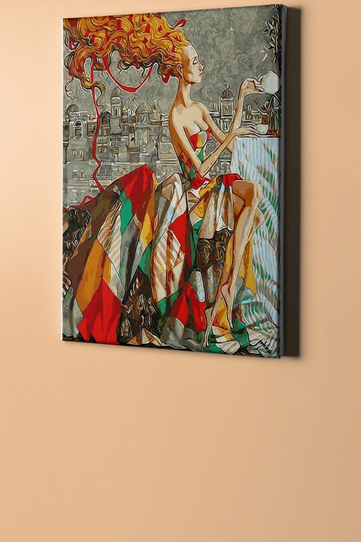 Sayılarla Boyama Seti Kasnaklı Rengrenk Elbise 2 - Görsel 2