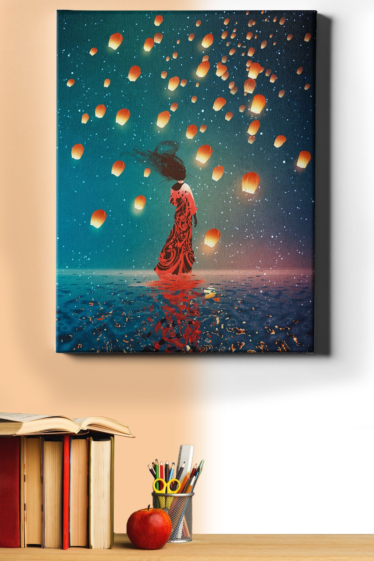 Sayılarla Boyama Seti Kasnaklı Uçan Fenerler