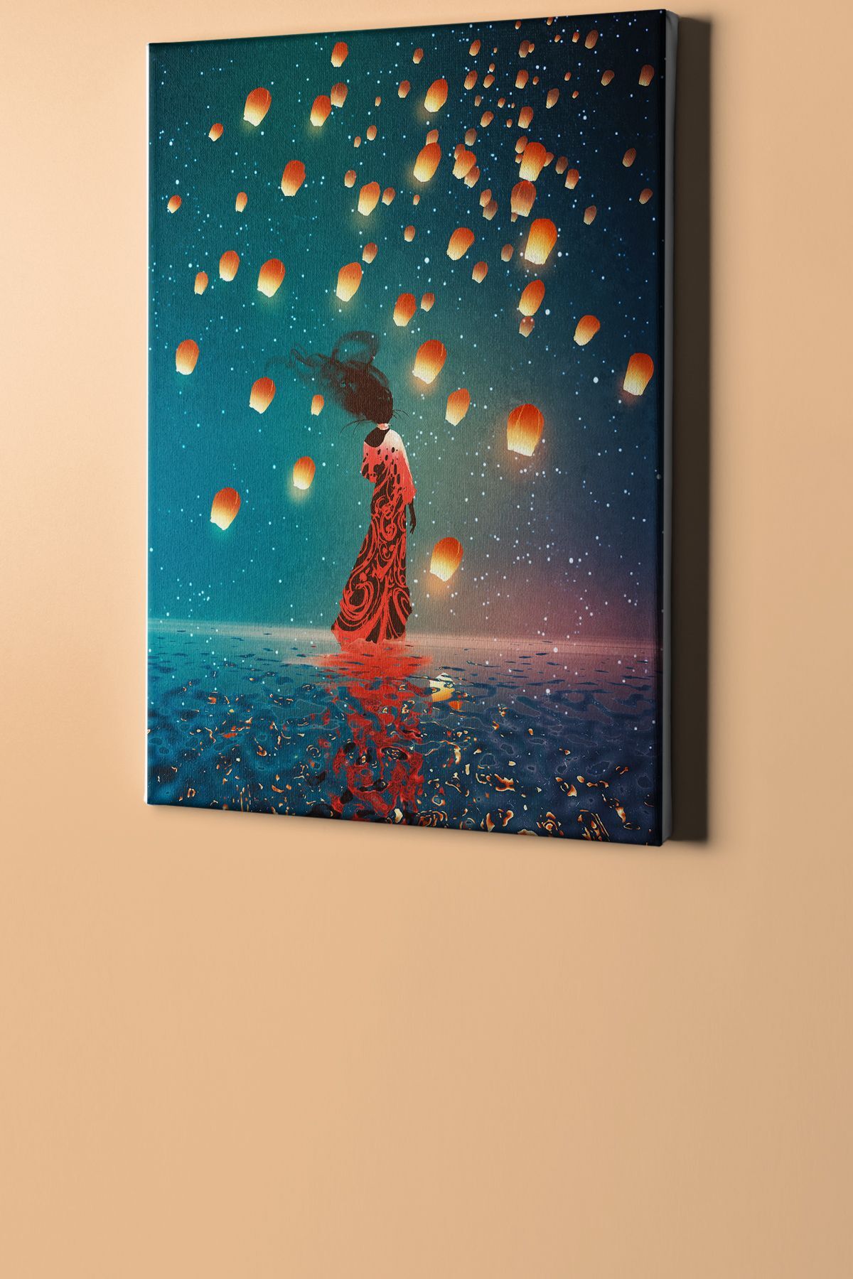 Sayılarla Boyama Seti Kasnaklı Uçan Fenerler - Görsel 2