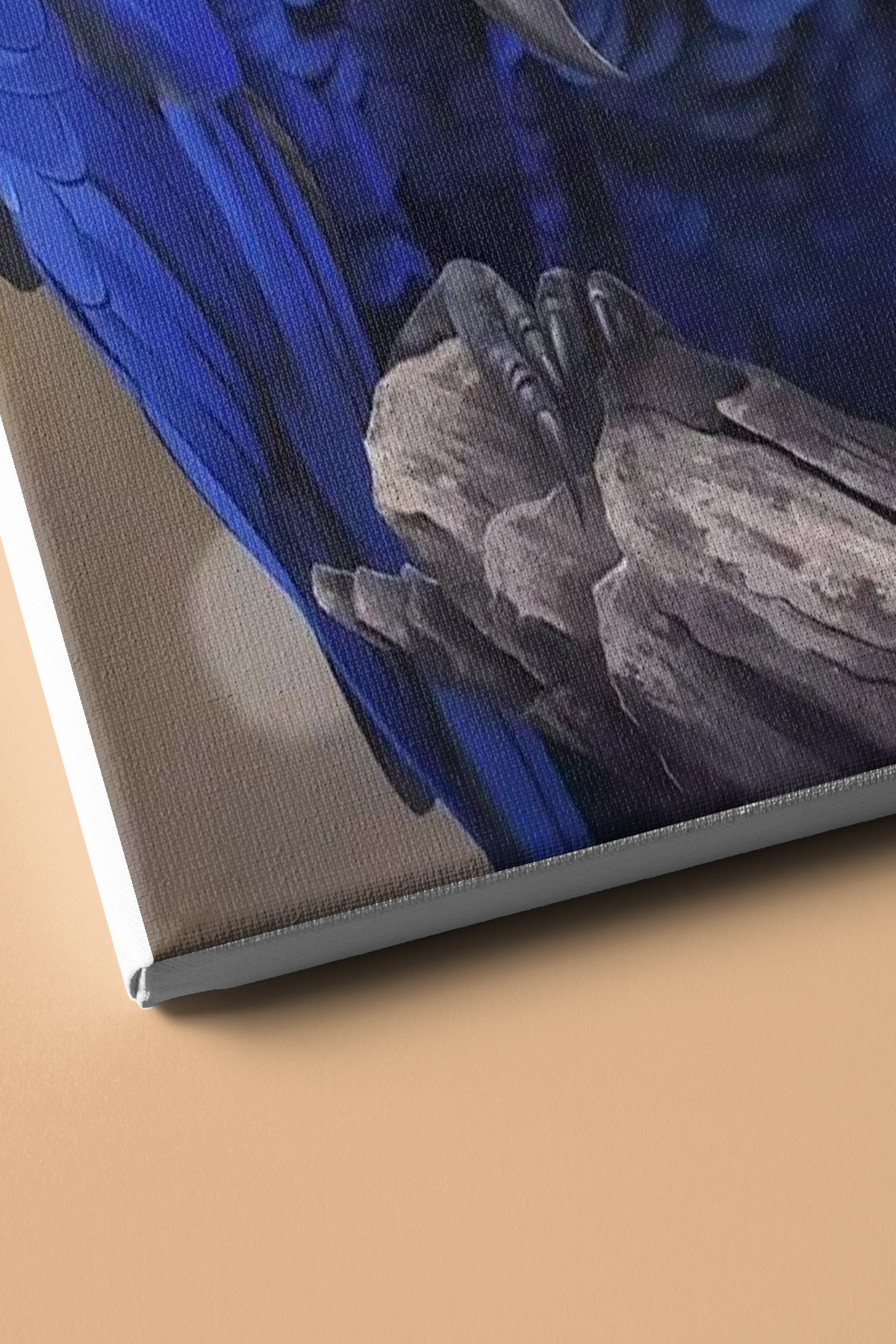 Sayılarla Boyama Seti Kasnaklı Orman Mavisi Papağanlar - Görsel 3