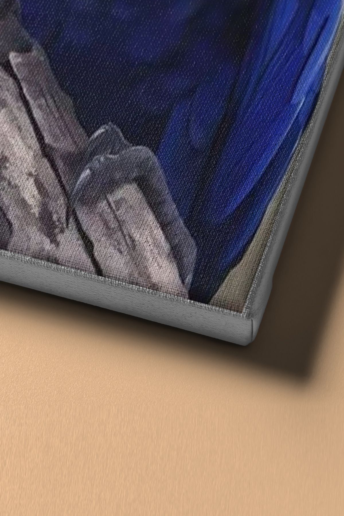 Sayılarla Boyama Seti Kasnaklı Orman Mavisi Papağanlar - Görsel 4