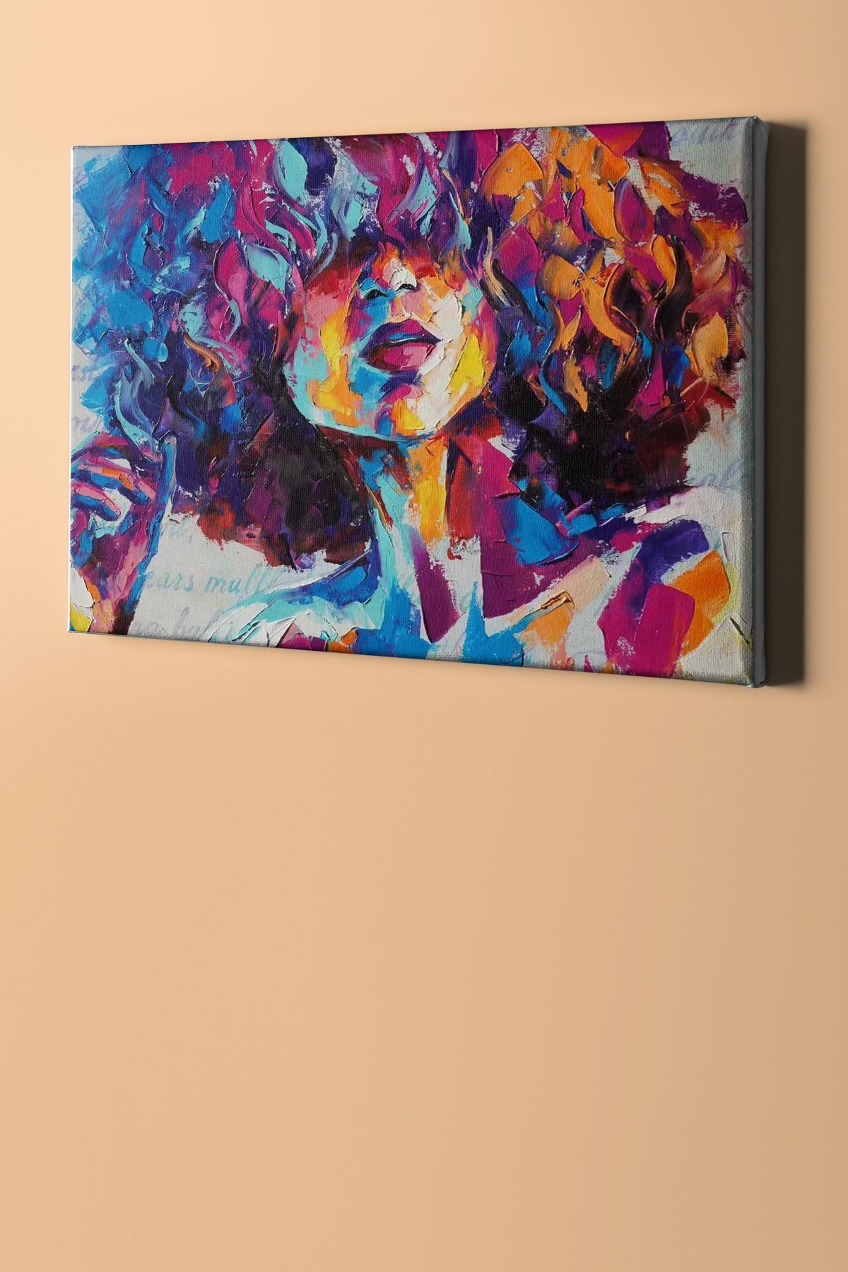 Sayılarla Boyama Seti Kasnaklı Kıvırcık Saçlı Kız - Görsel 2