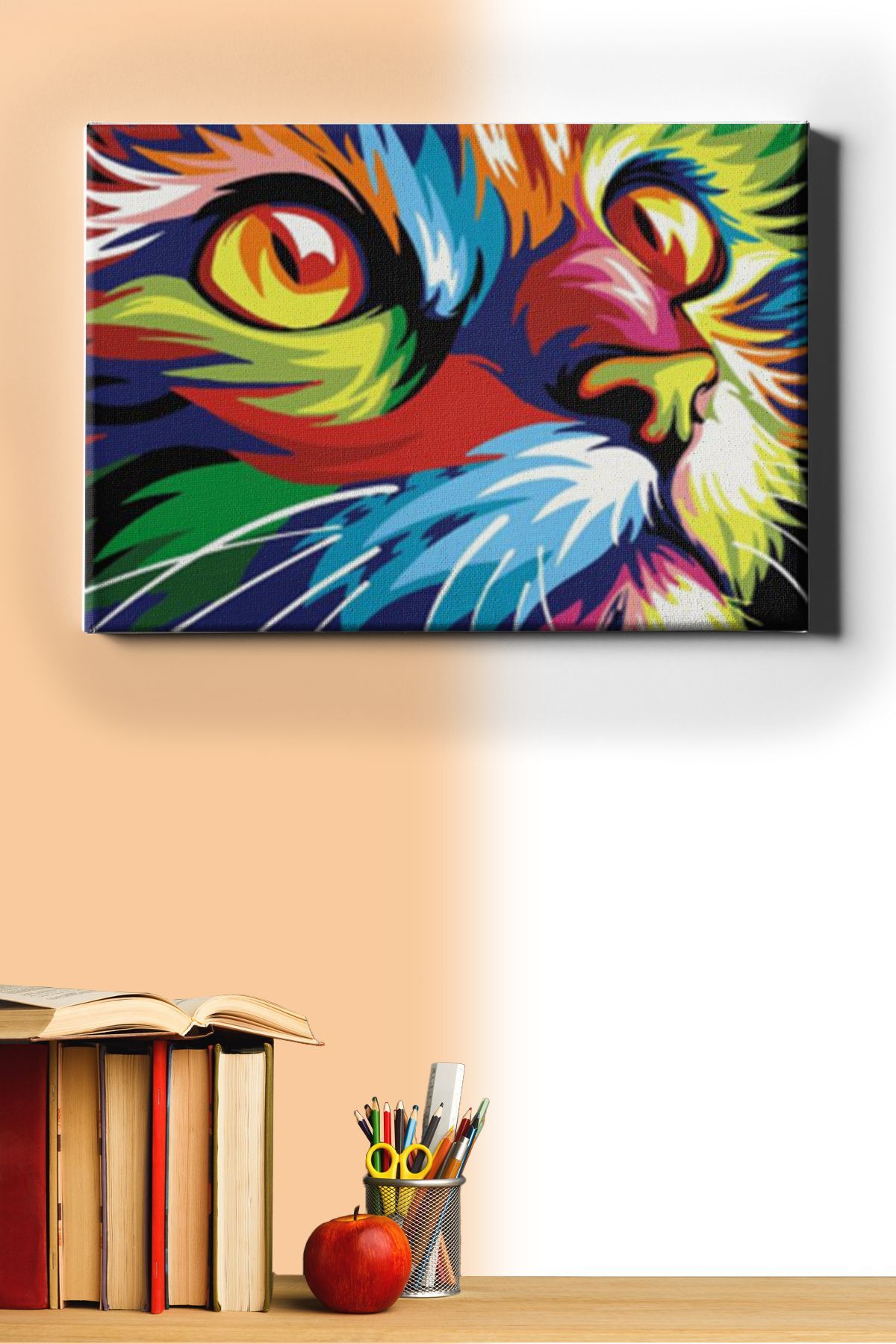 Sayılarla Boyama Seti Kasnaklı Renkli Asil