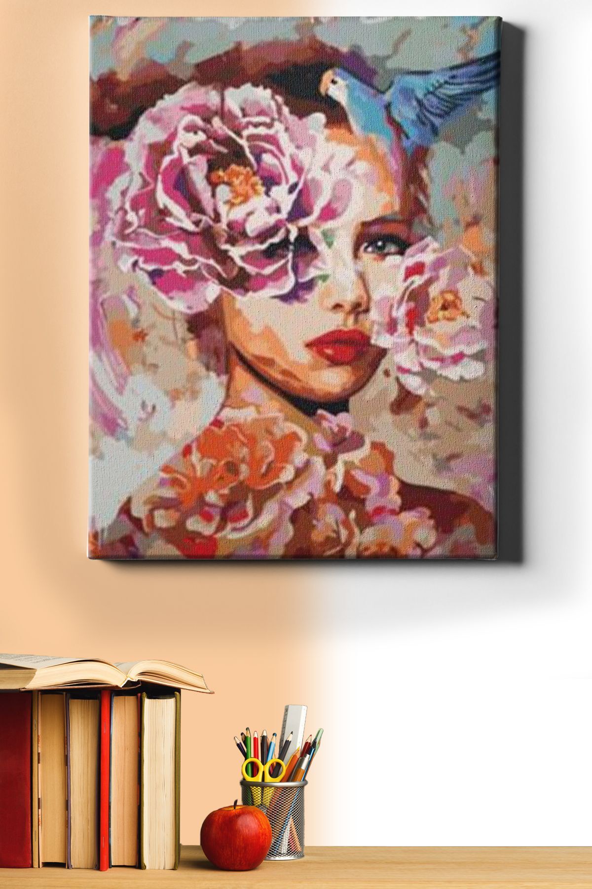 Sayılarla Boyama Seti Kasnaklı Masal Kadın