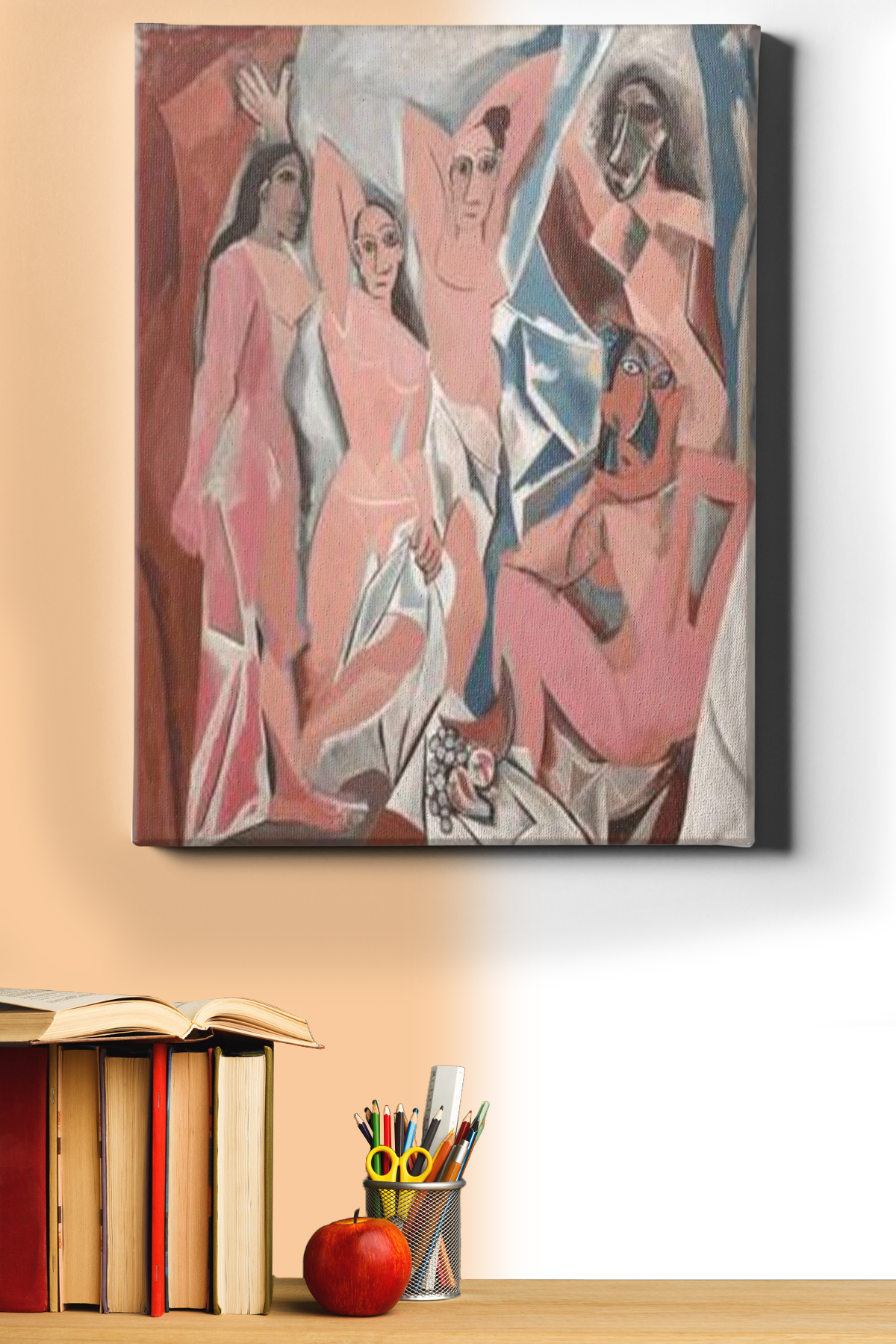 Sayılarla Boyama Seti Kasnaklı Avignnonlu Kadınlar