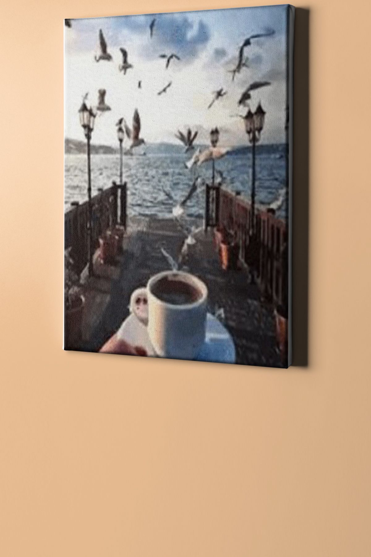 Sayılarla Boyama Seti Kasnaklı Iskelede Kahve - Görsel 2