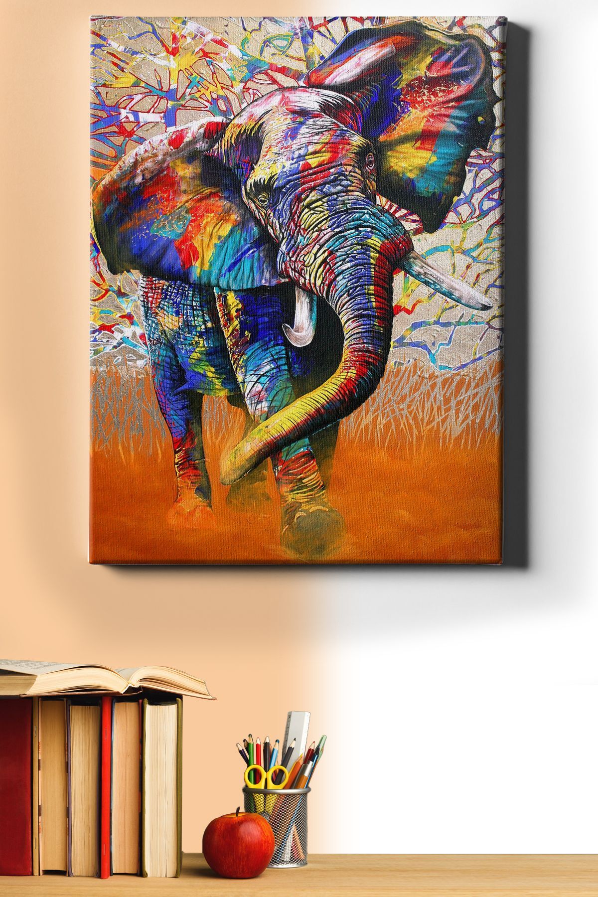 Sayılarla Boyama Seti Kasnaklı Afrika Fili