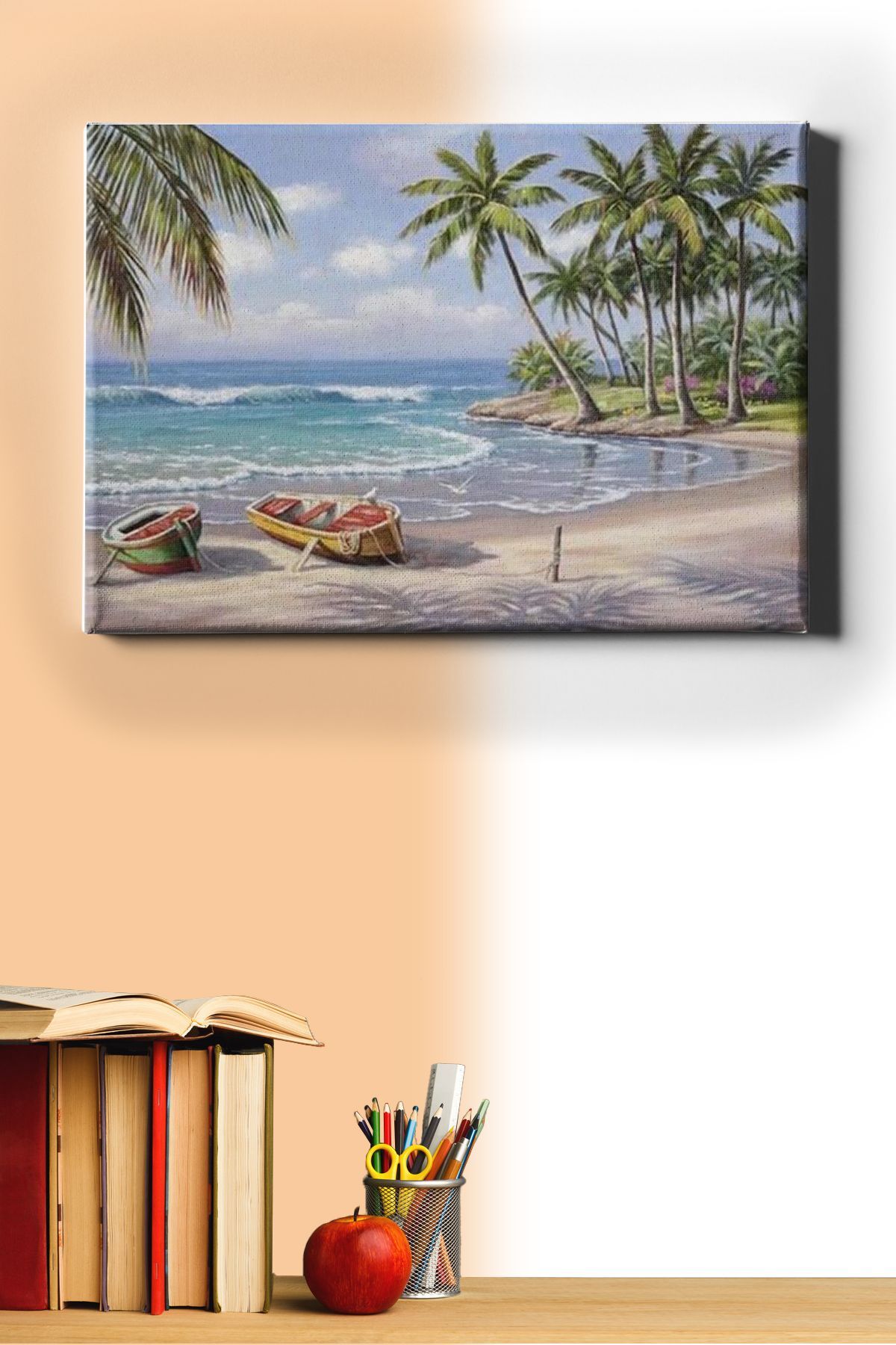 Sayılarla Boyama Seti Kasnaklı Issız Kumsal