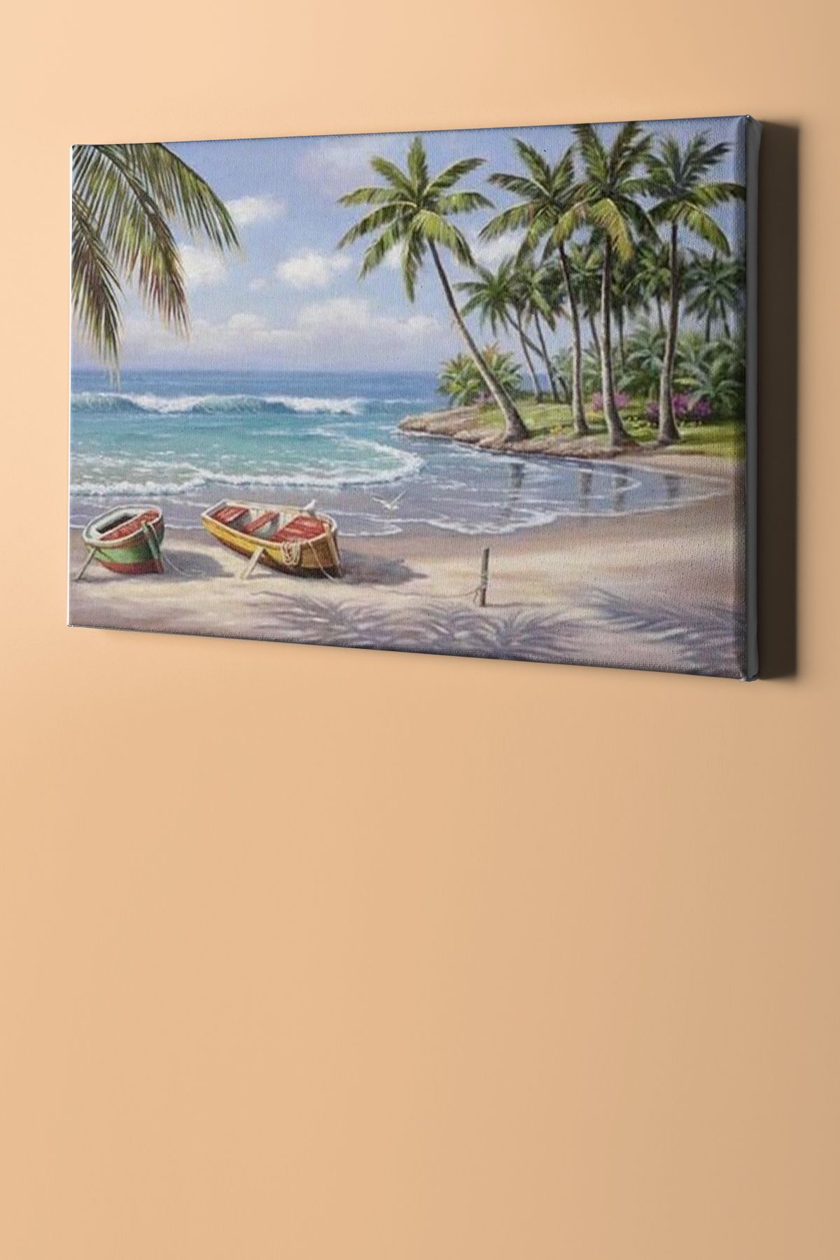 Sayılarla Boyama Seti Kasnaklı Issız Kumsal - Görsel 2