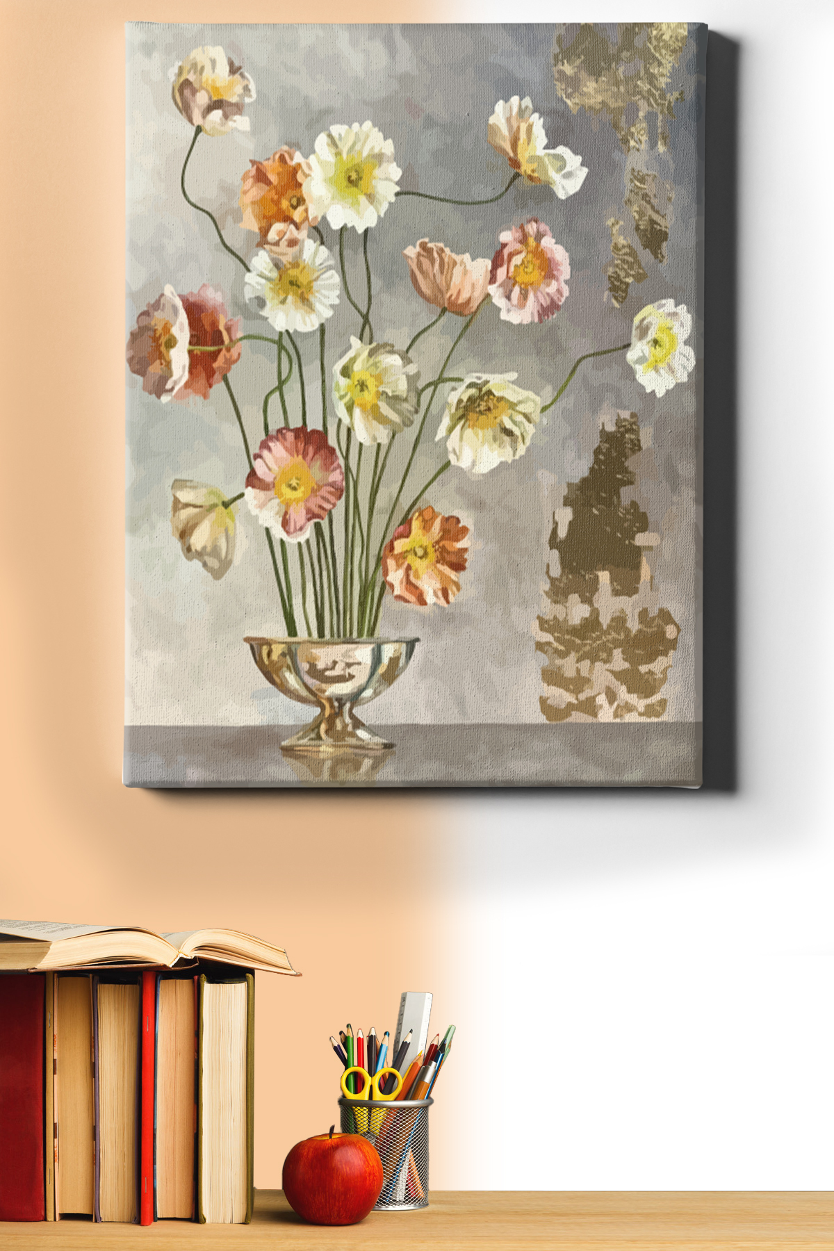 Sayılarla Boyama Seti Kasnaklı Zarafet