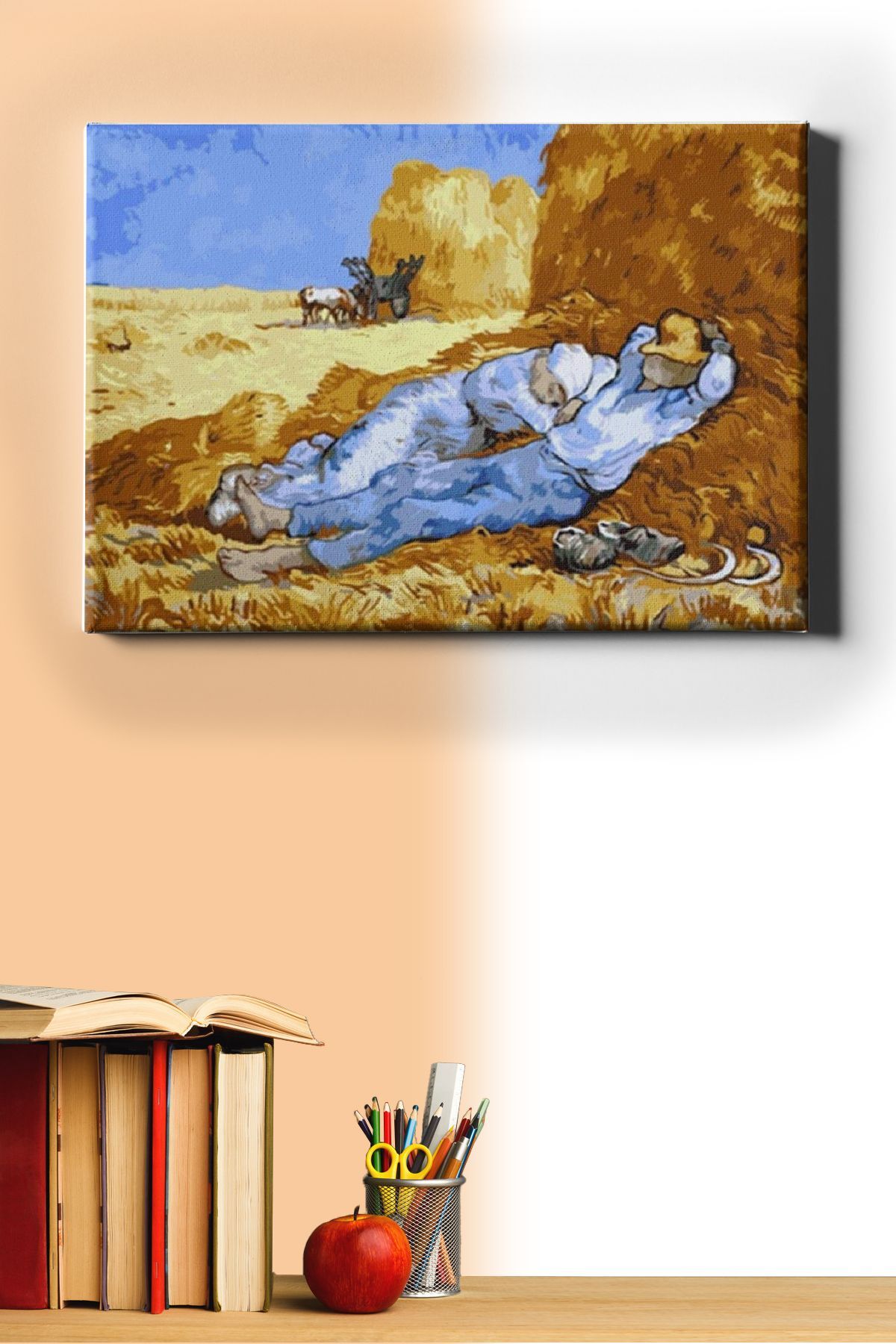 Sayılarla Boyama Seti Kasnaklı Tarlada Mola