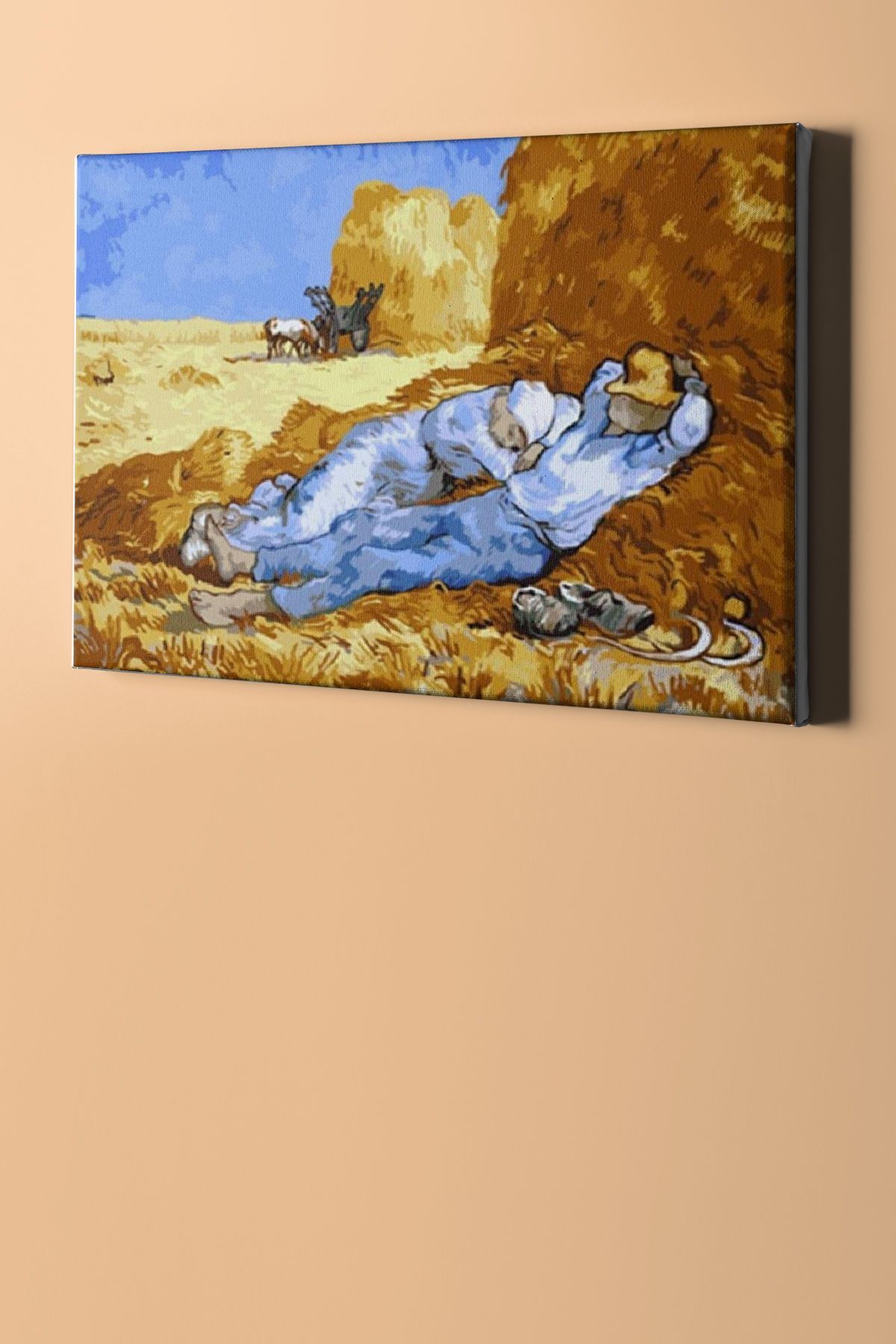 Sayılarla Boyama Seti Kasnaklı Tarlada Mola - Görsel 2