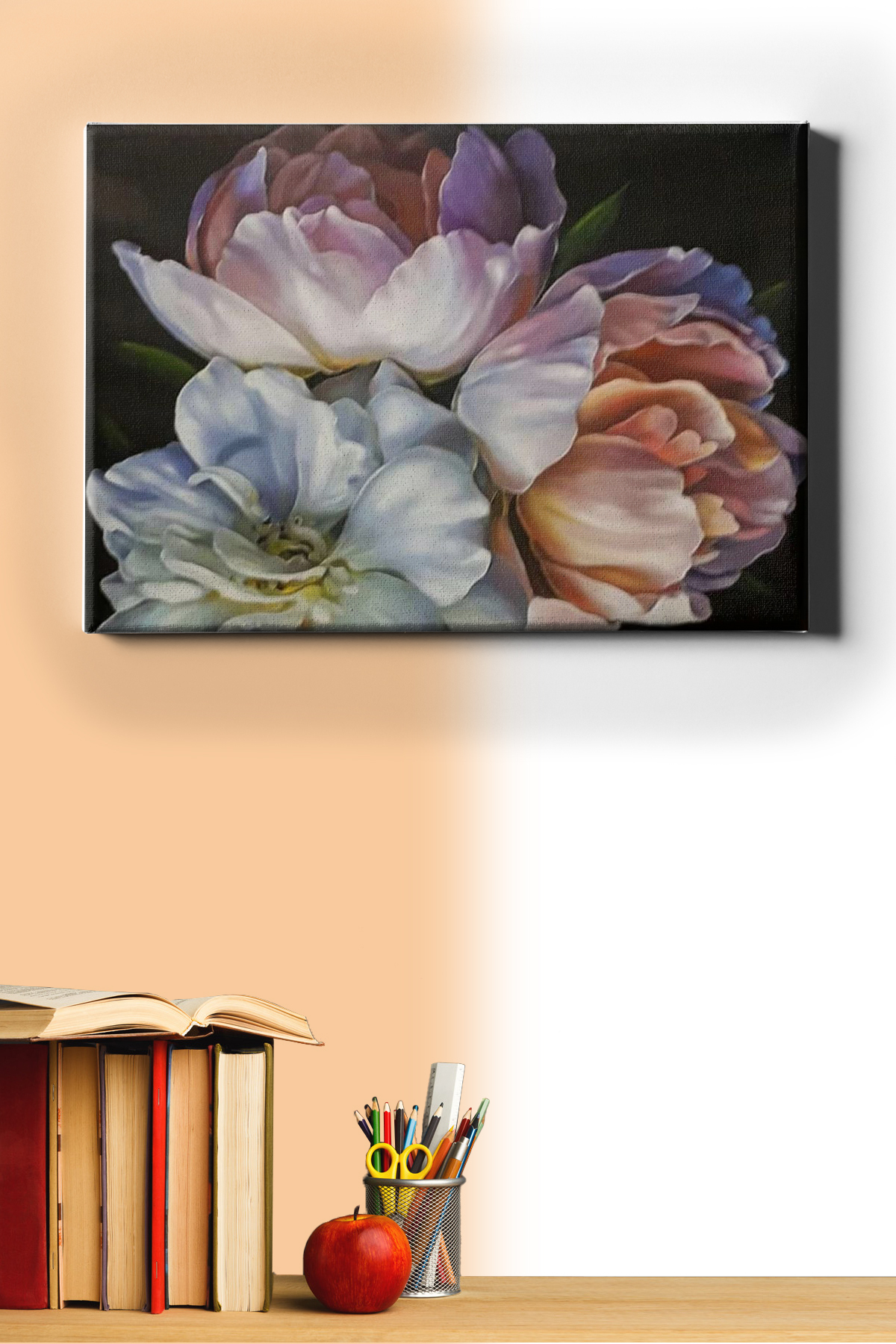 Sayılarla Boyama Seti Kasnaklı Bahçe Gülleri