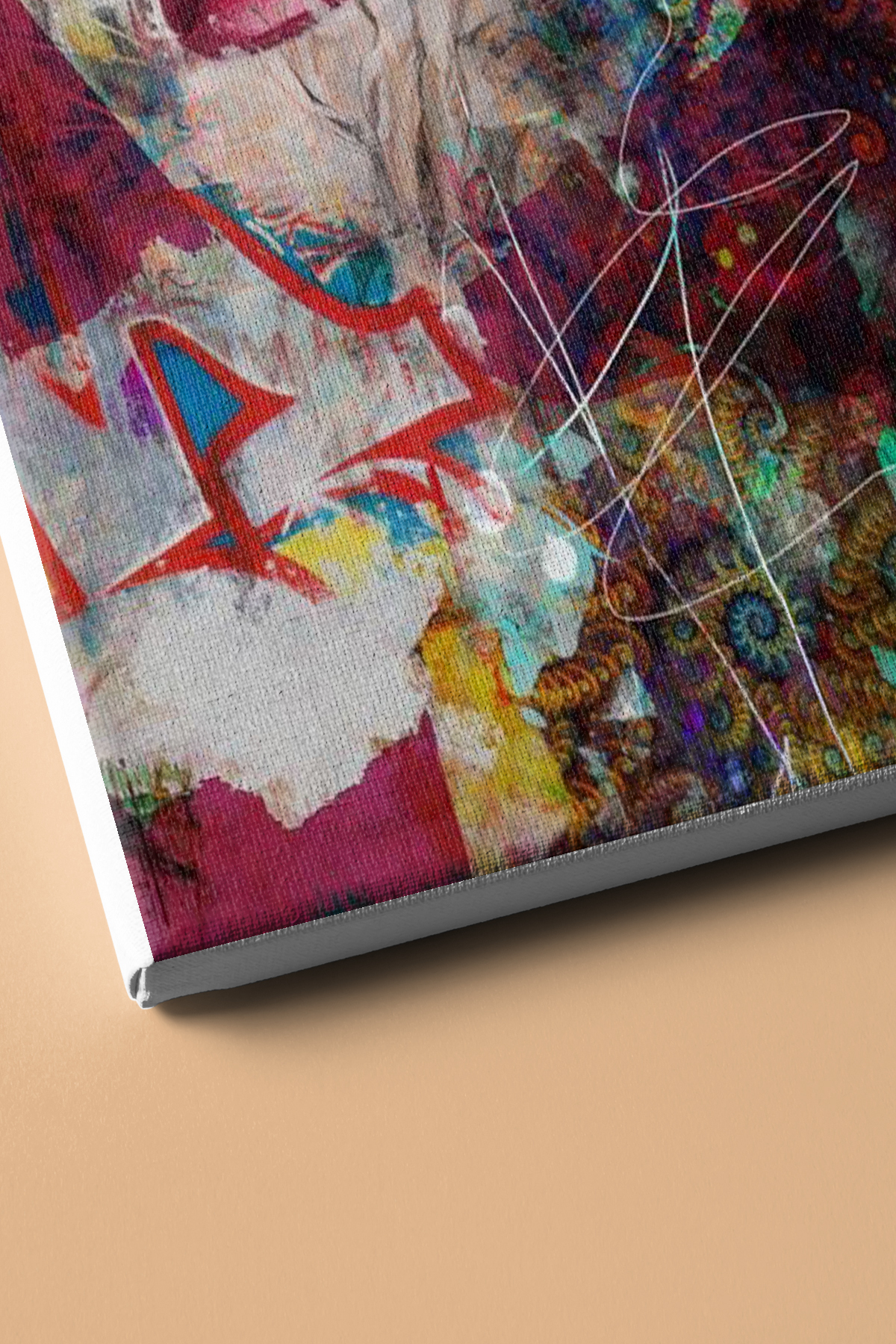 Kadın Ve Renkler Sayılarla Boyama Seti Tuval Seti Fırça Boya Dahil (kasnaklı) Hobi - Görsel 3