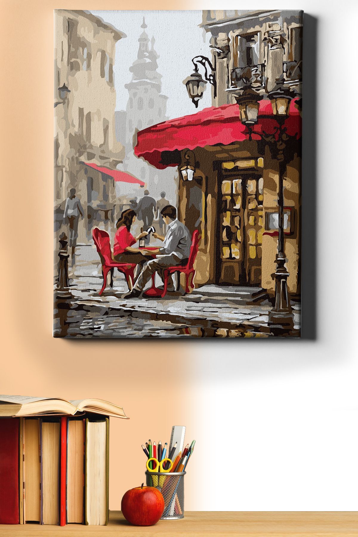 Sayılarla Boyama Seti Kasnaklı Cafede Buluşma