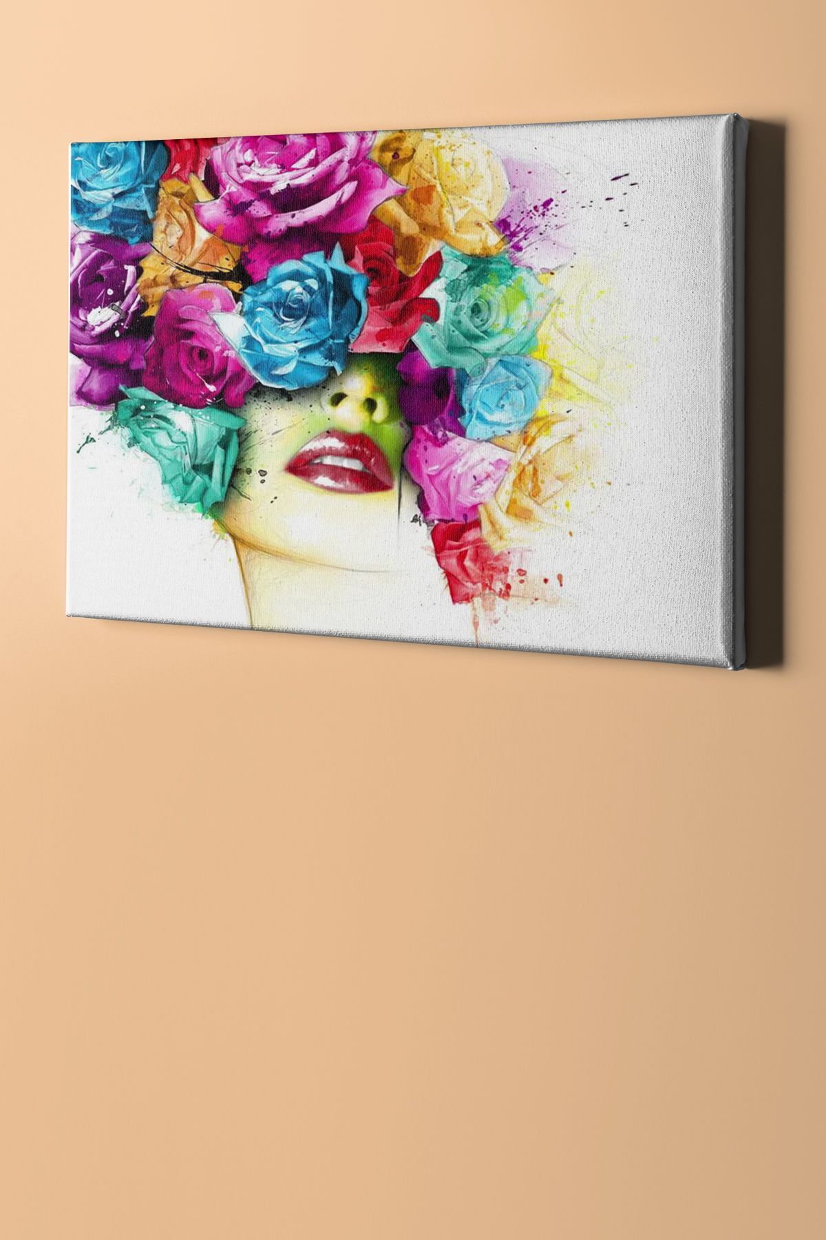 Sayılarla Boyama Seti Kasnaklı Çiçek Kadın 6 - Görsel 2