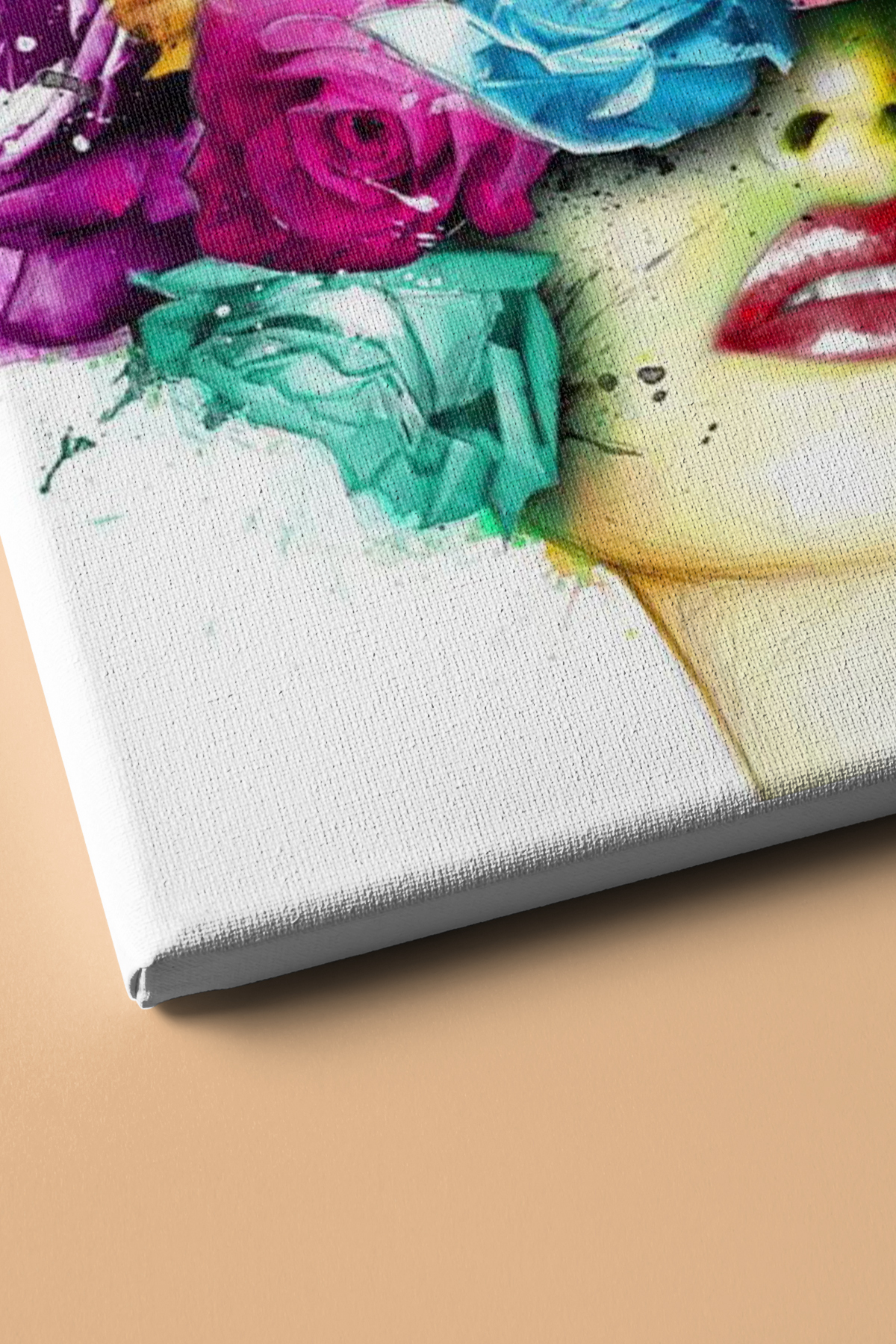 Sayılarla Boyama Seti Kasnaklı Çiçek Kadın 6 - Görsel 3