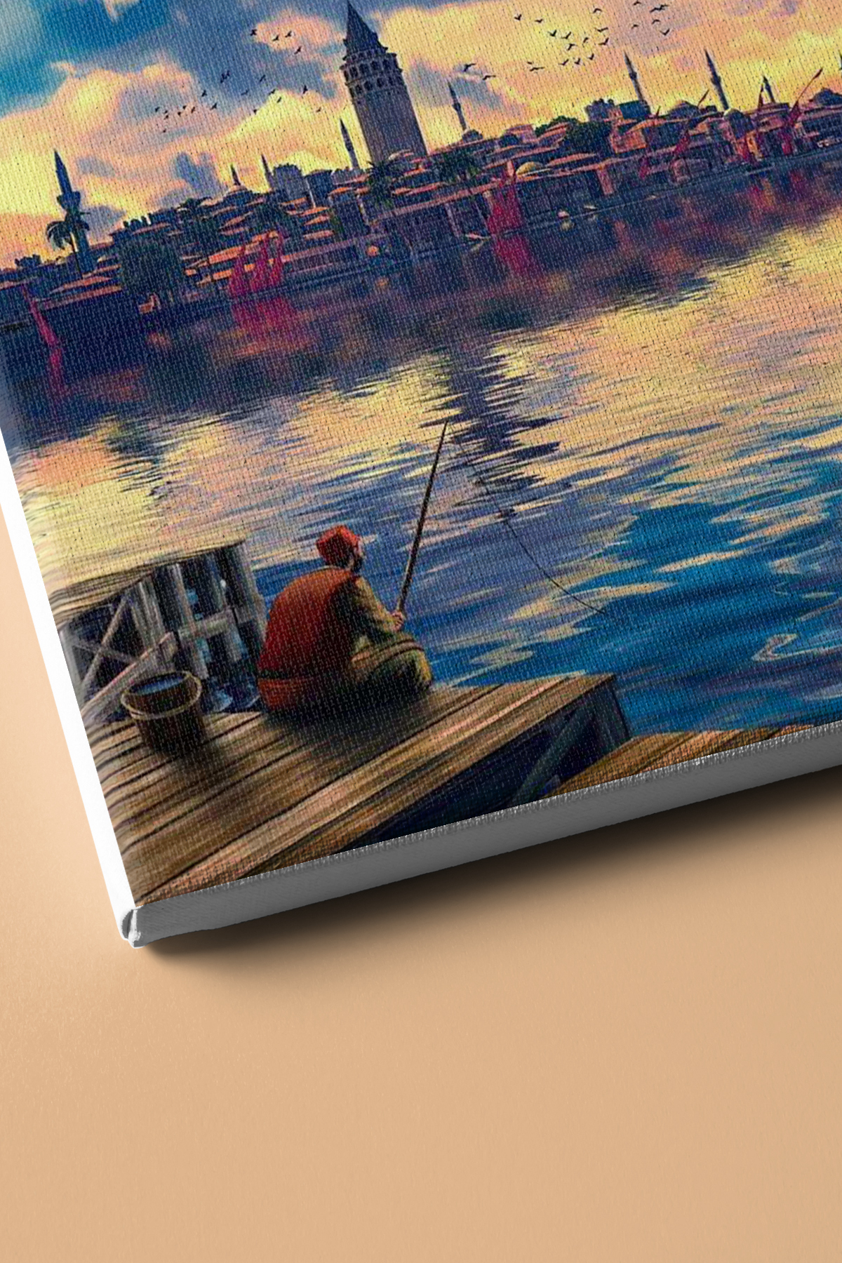 Sayılarla Boyama Seti Kasnaklı Uzaktan Galata Kulesi - Görsel 3