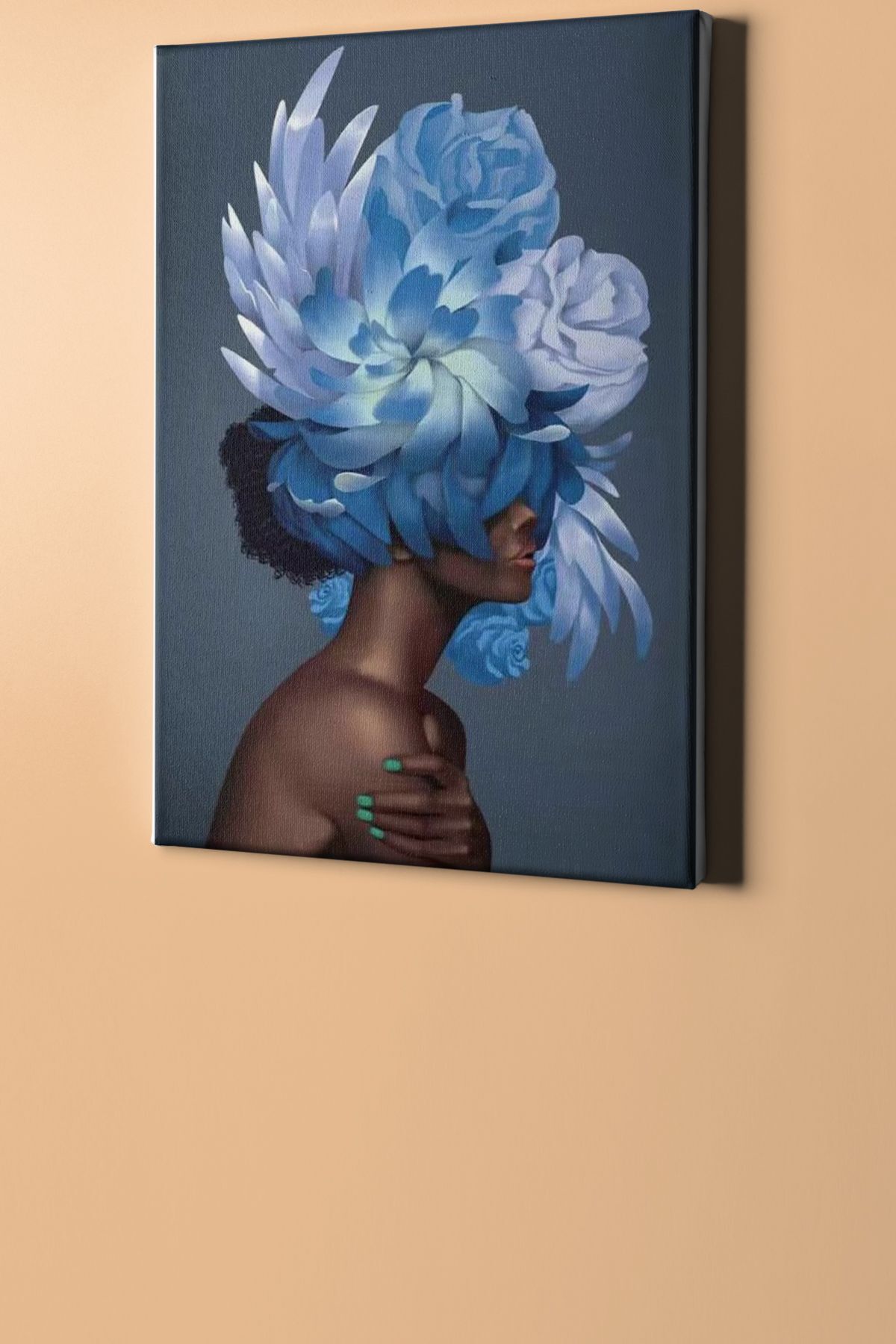 Sayılarla Boyama Seti Kasnaklı Çiçek Kadın 3 - Görsel 2