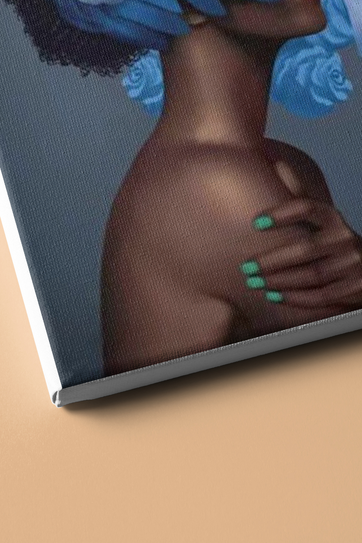 Sayılarla Boyama Seti Kasnaklı Çiçek Kadın 3 - Görsel 3