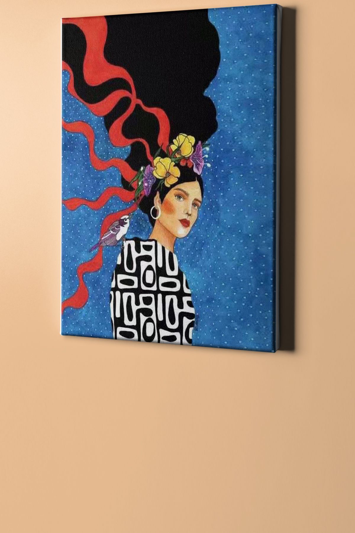 Sayılarla Boyama Seti Kasnaklı Çağdaş Kadın - Görsel 2