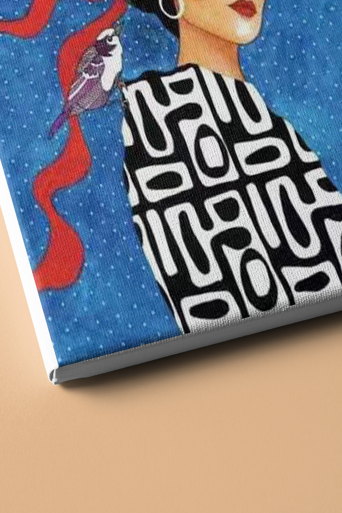 Sayılarla Boyama Seti Kasnaklı Çağdaş Kadın - Görsel 3