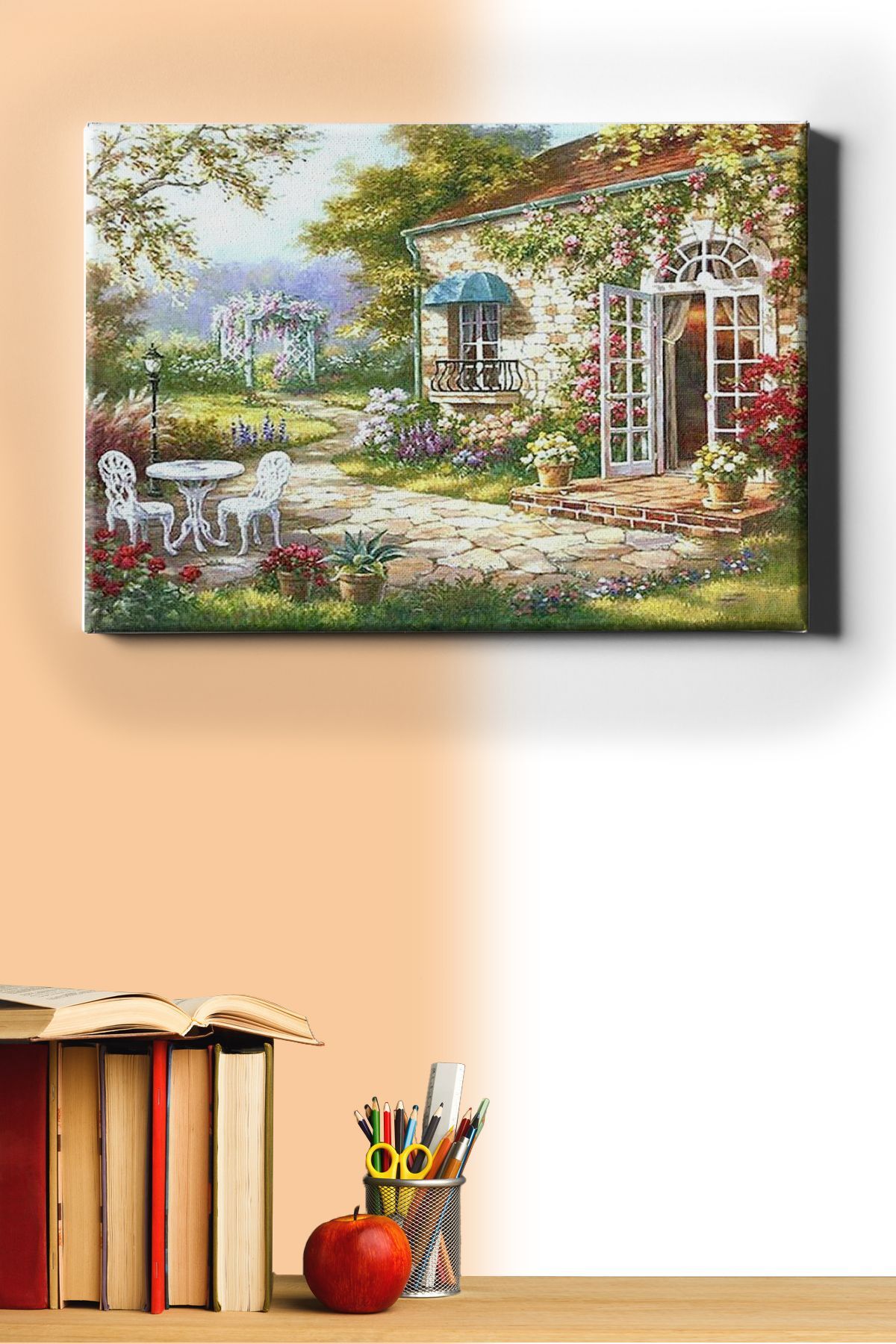 Sayılarla Boyama Seti Kasnaklı Arka Bahçe