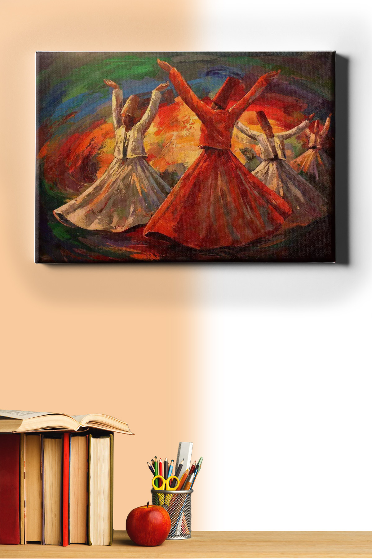 Sayılarla Boyama Seti Kasnaklı Semazenler 1