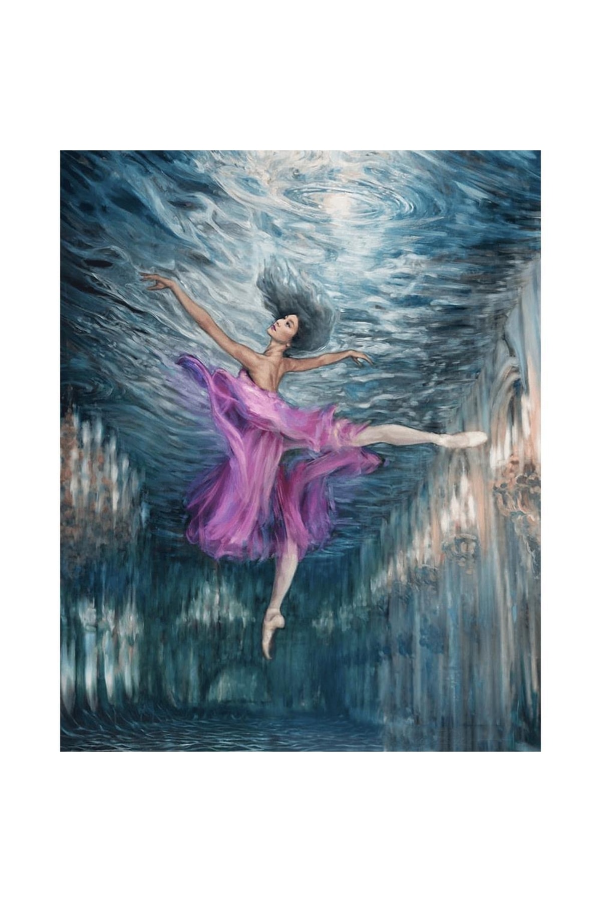 Düşlerin Dansı Sayılarla Boyama Seti Kasnaklı