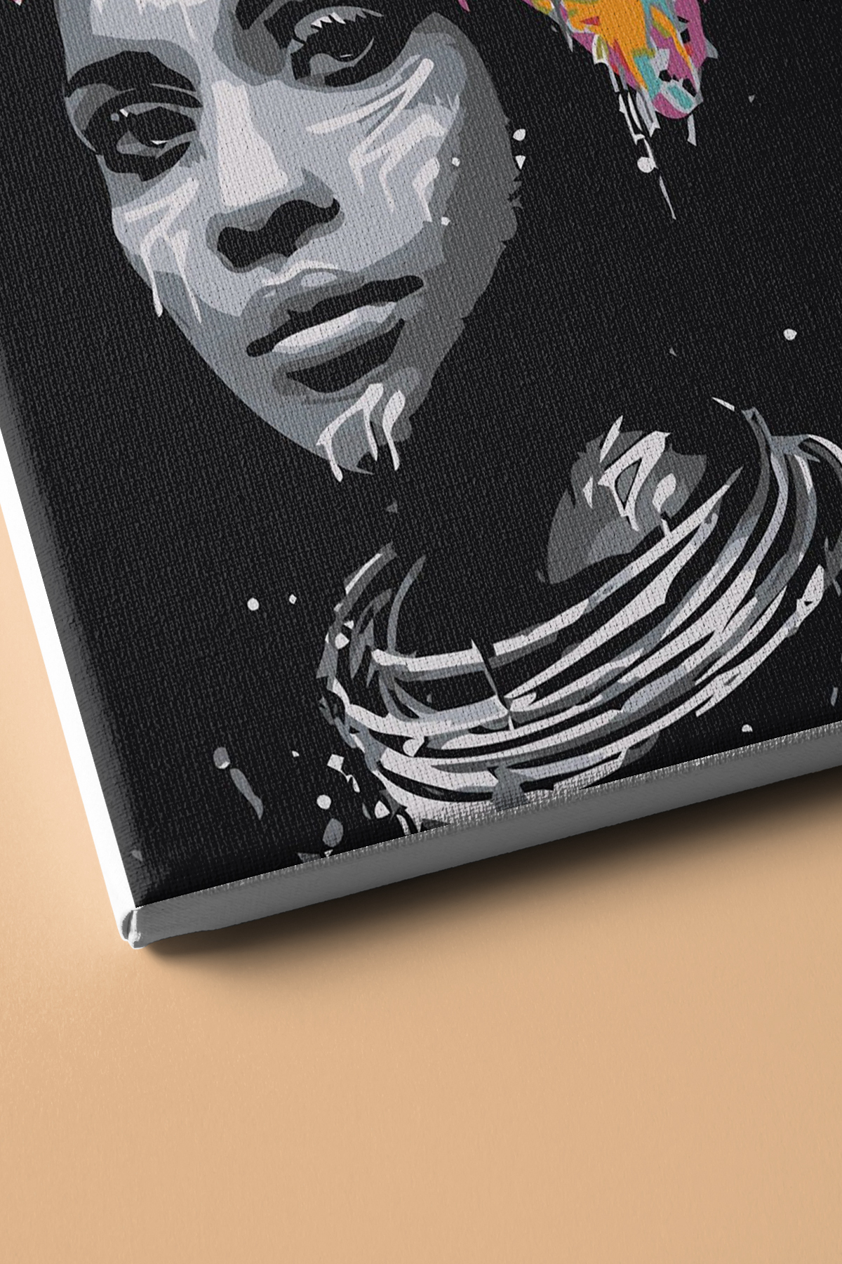 Afrikalı Güzel 1 Sayılarla Boyama Seti Kasnaklı - Görsel 3