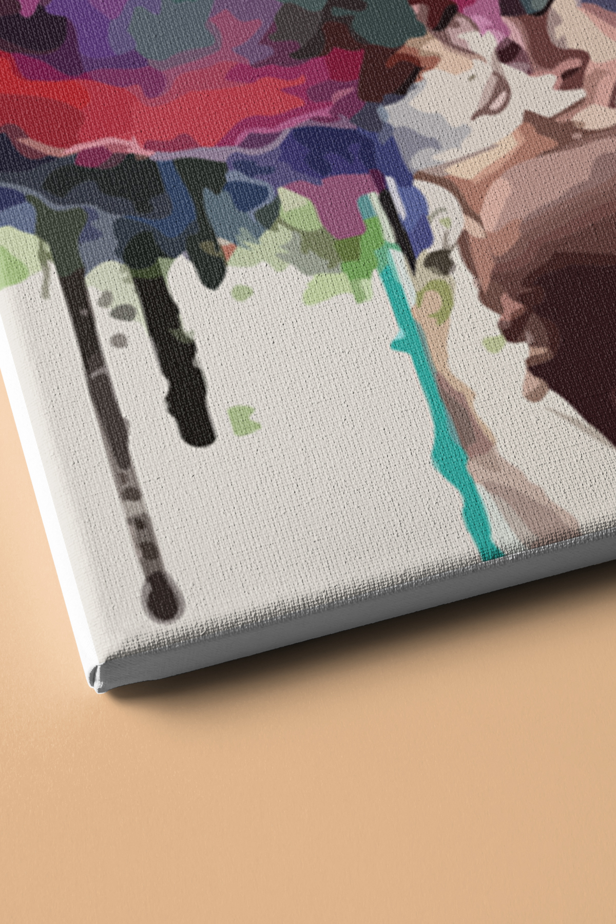 Renkli Anlar Sayılarla Boyama Seti Kasnaklı - Görsel 3