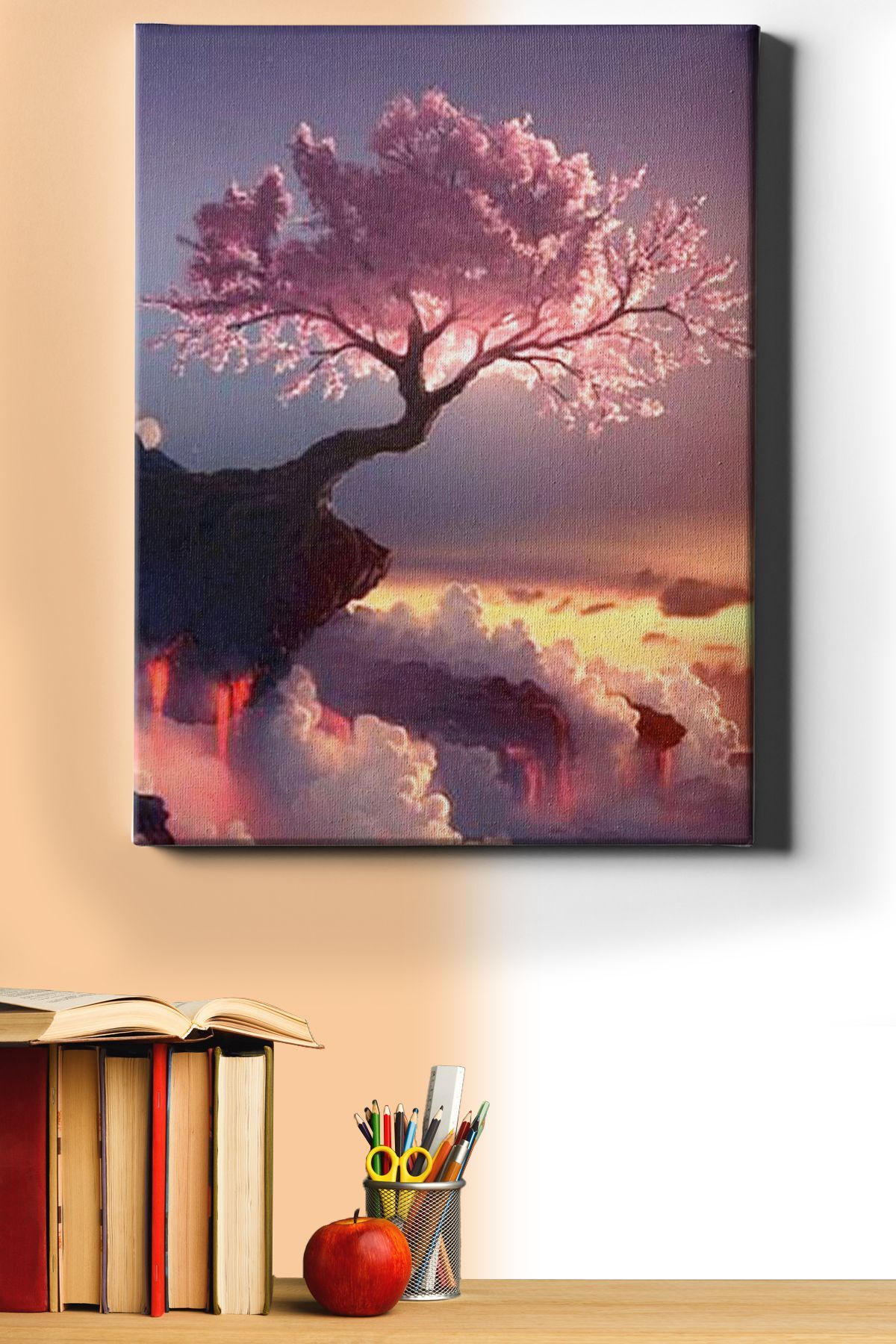 Baharın Gelişi Sayılarla Boyama Seti Kasnaklı