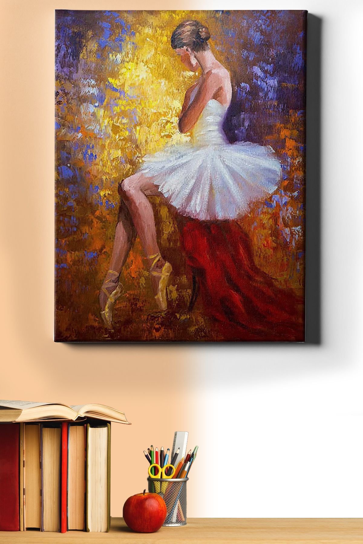 Balerin Sayılarla Boyama Seti Kasnaklı