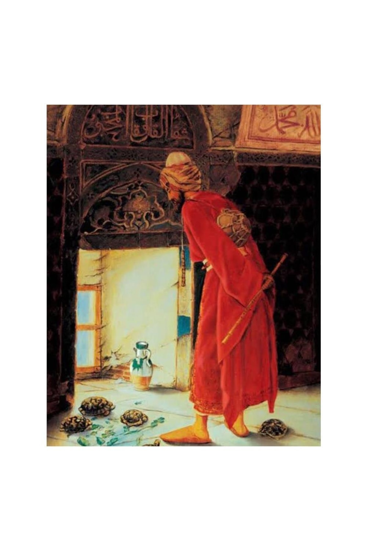 Kaplumbağa Terbiyecisi Sayılarla Boyama Seti Kasnaklı