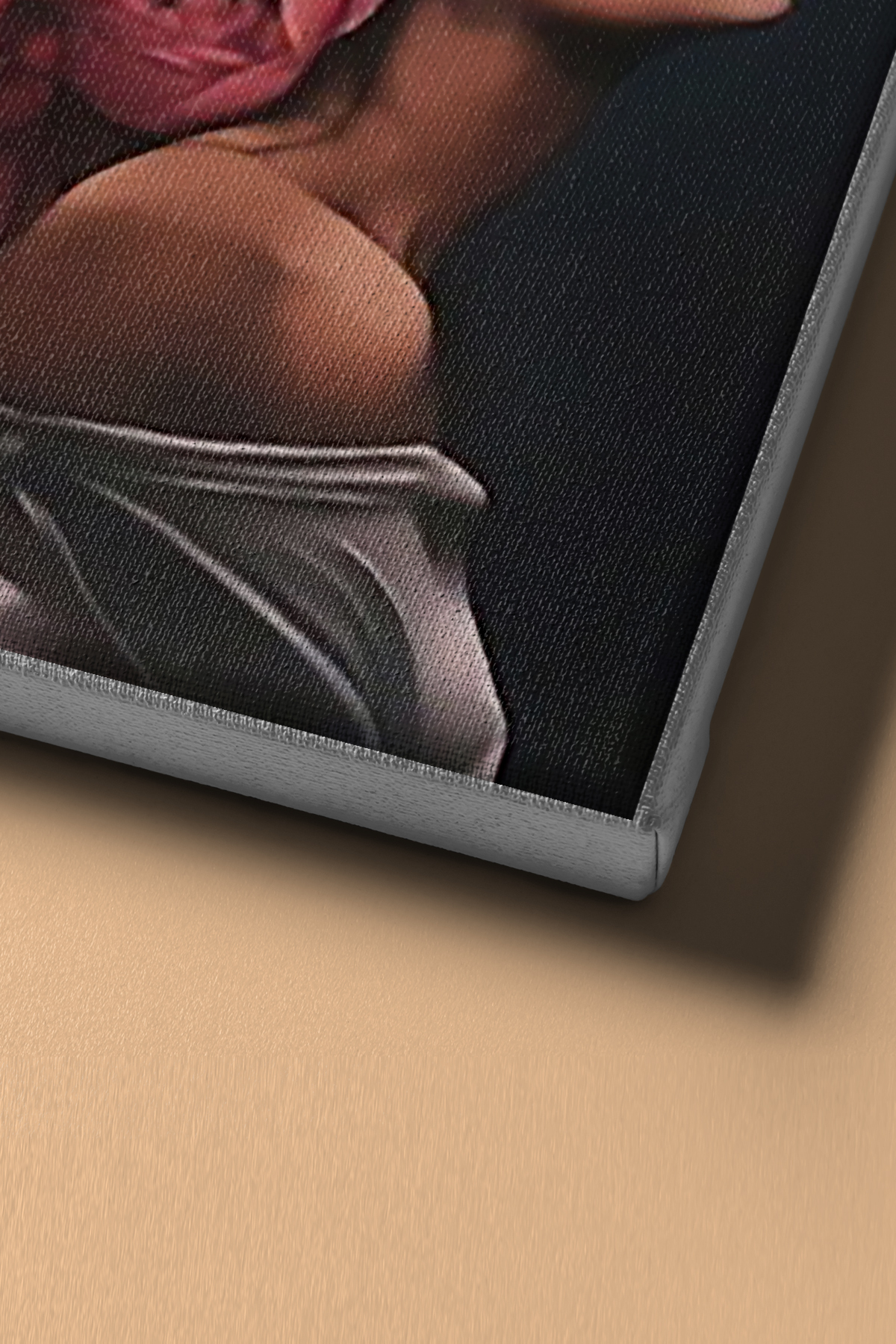 Çiçek Kadın 14 Sayılarla Boyama Seti Kasnaklı - Görsel 4