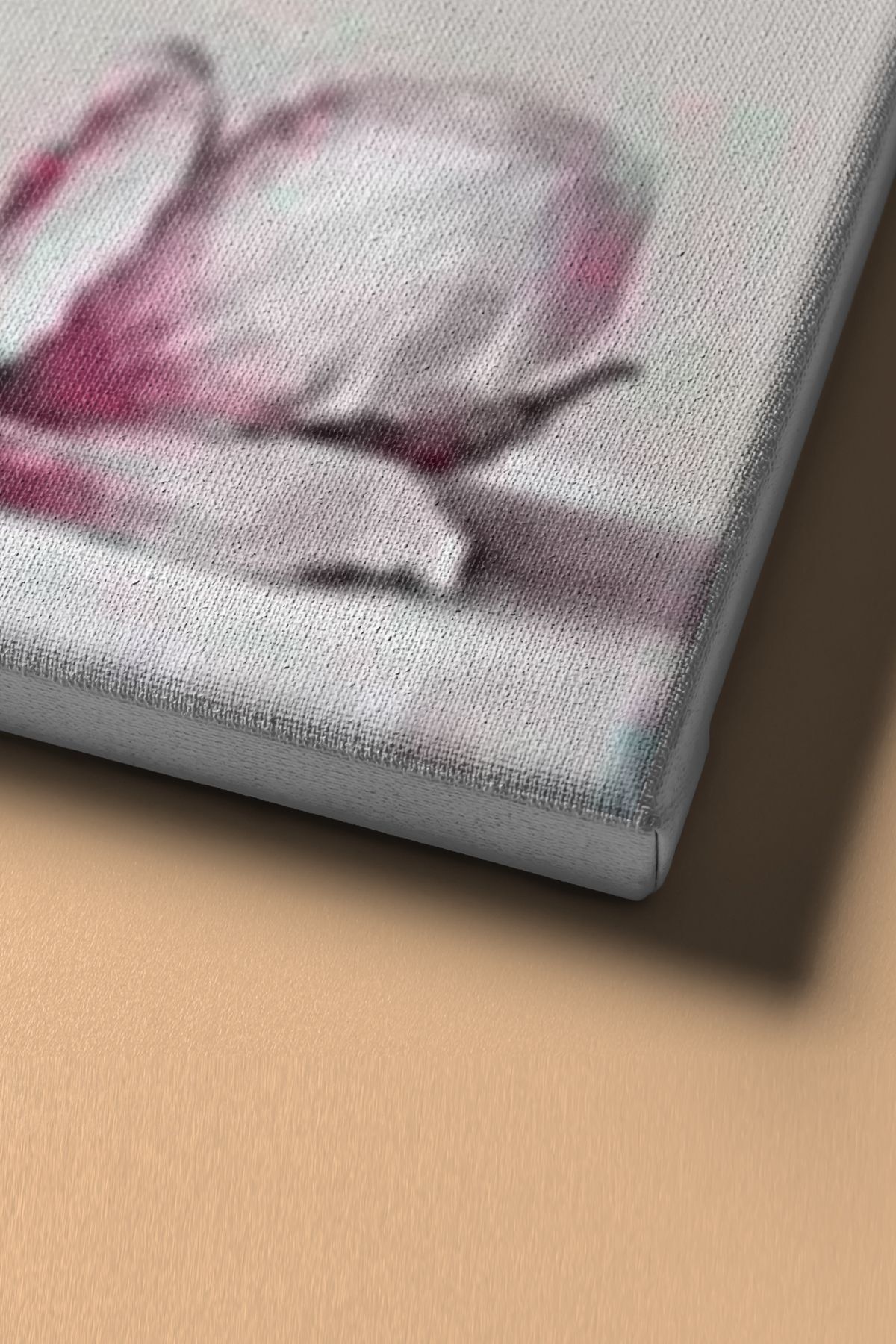 Beyaz Manolya Sayılarla Boyama Seti Kasnaklı - Görsel 4