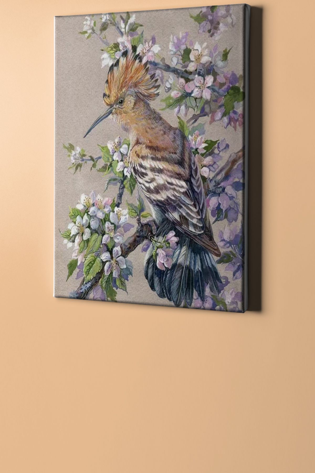 Bahar Ve Kuş Sayılarla Boyama Seti Kasnaklı - Görsel 2