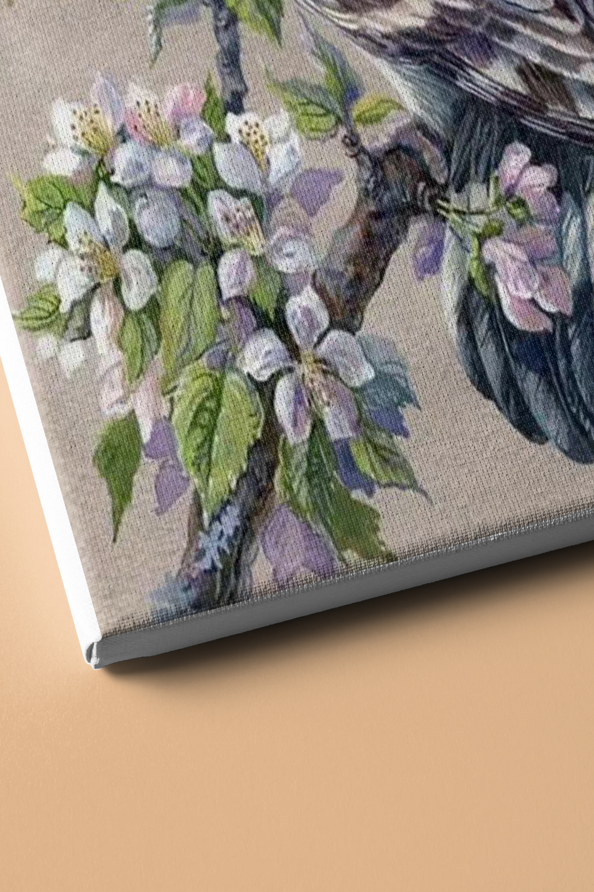 Bahar Ve Kuş Sayılarla Boyama Seti Kasnaklı - Görsel 3