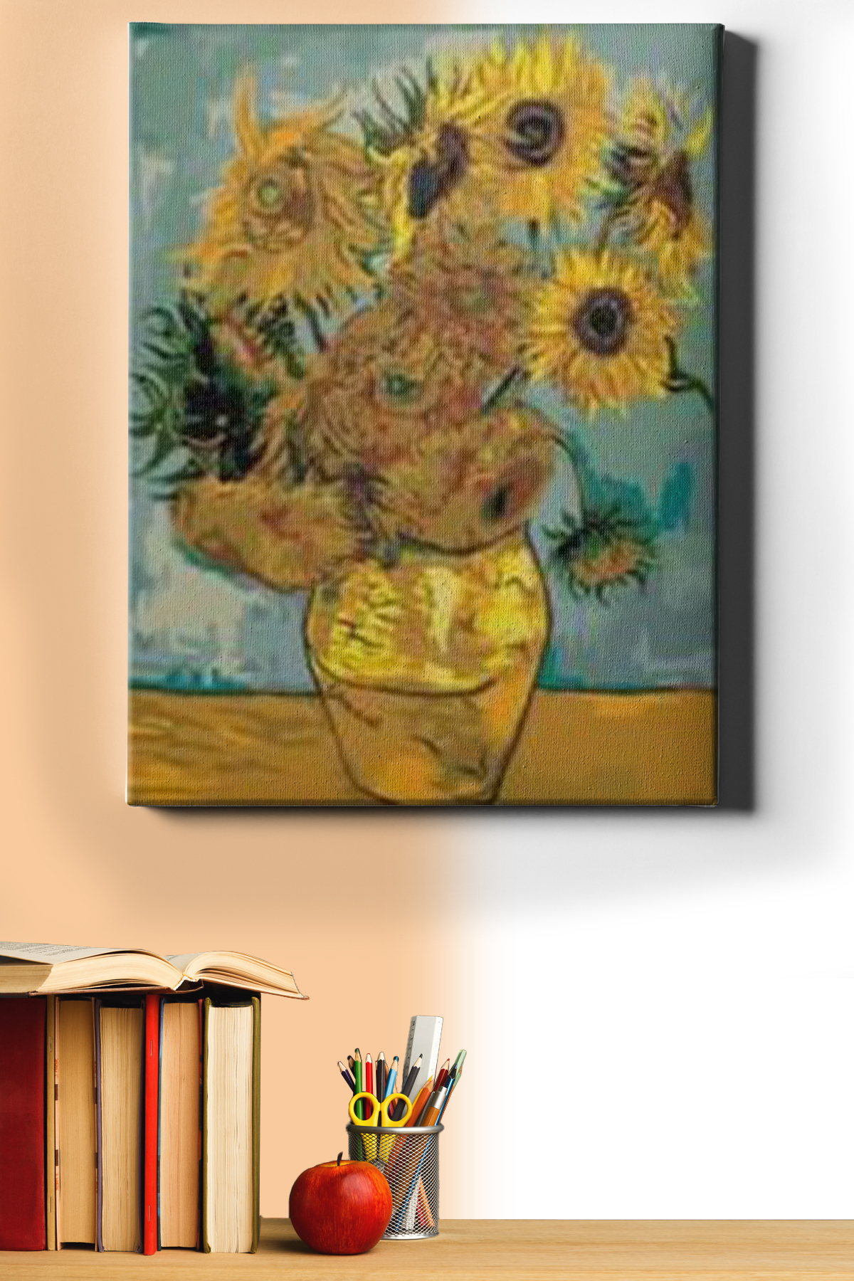 Eyfel Kulesi Sayılarla Boyama Seti Kasnaklı