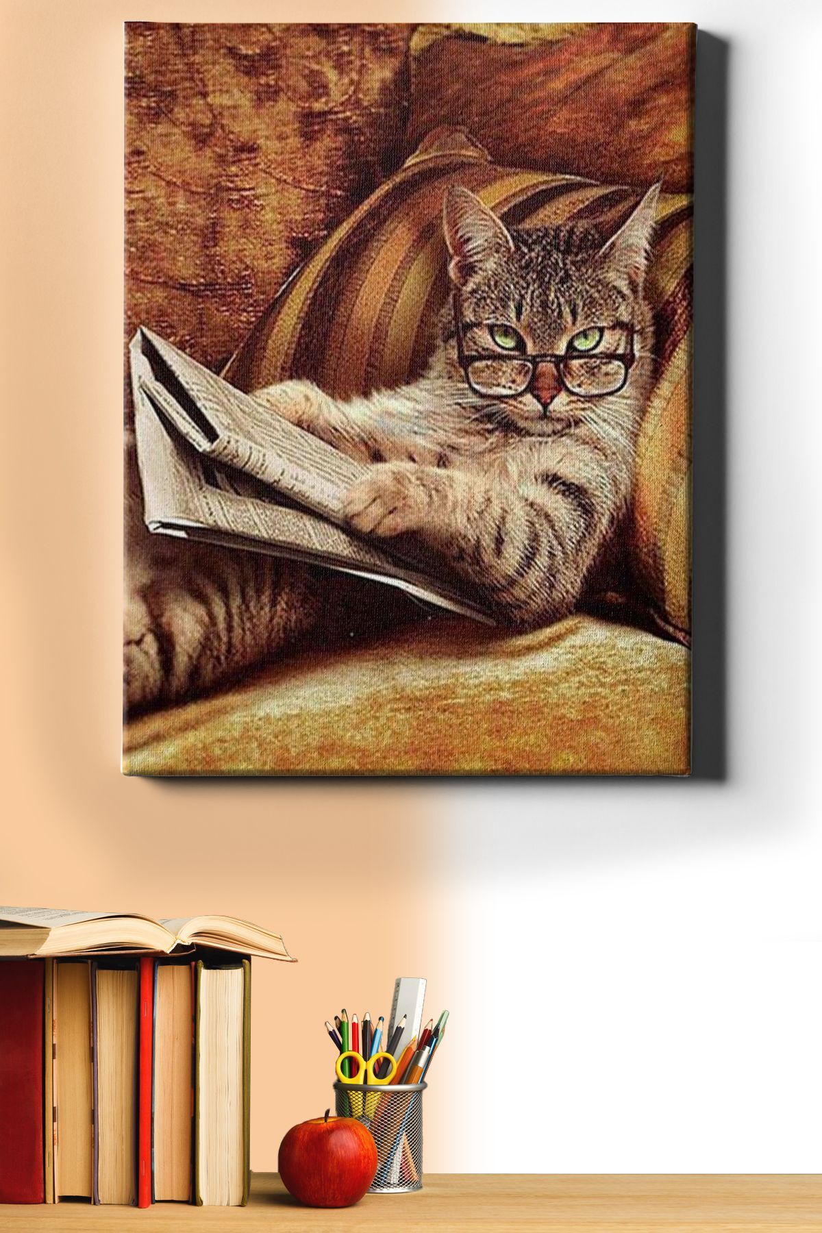 Keyfekeder Kedi Sayılarla Boyama Seti Kasnaklı