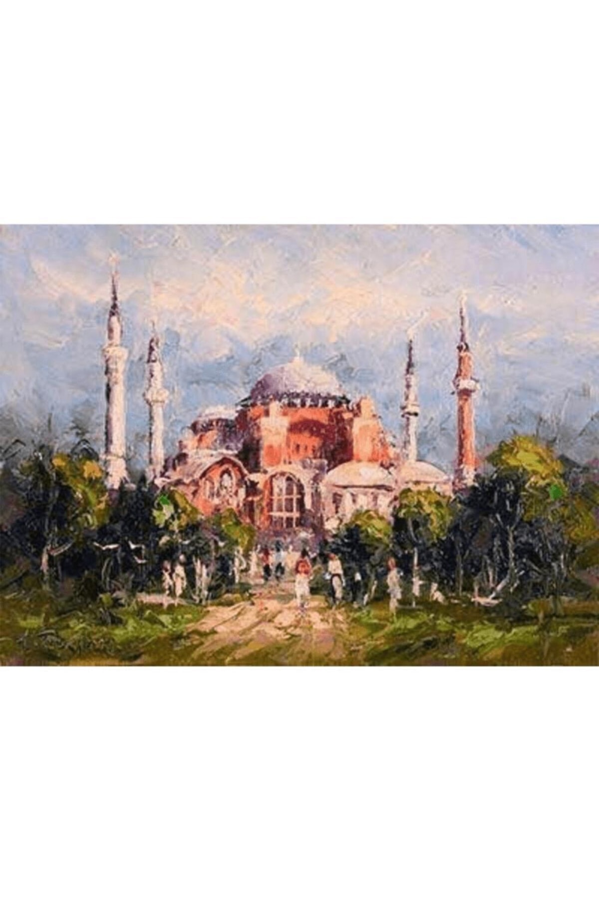 Ayasofya Sayılarla Boyama Seti Kasnaklı