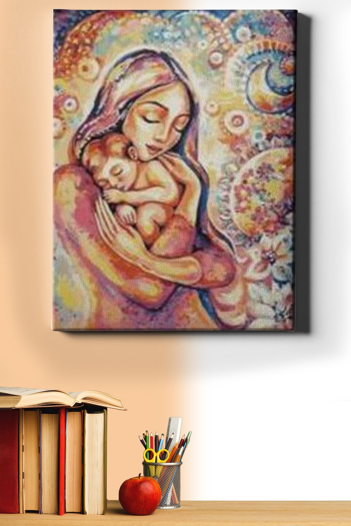 Sonsuz Sevgi Sayılarla Boyama Seti Kasnaklı