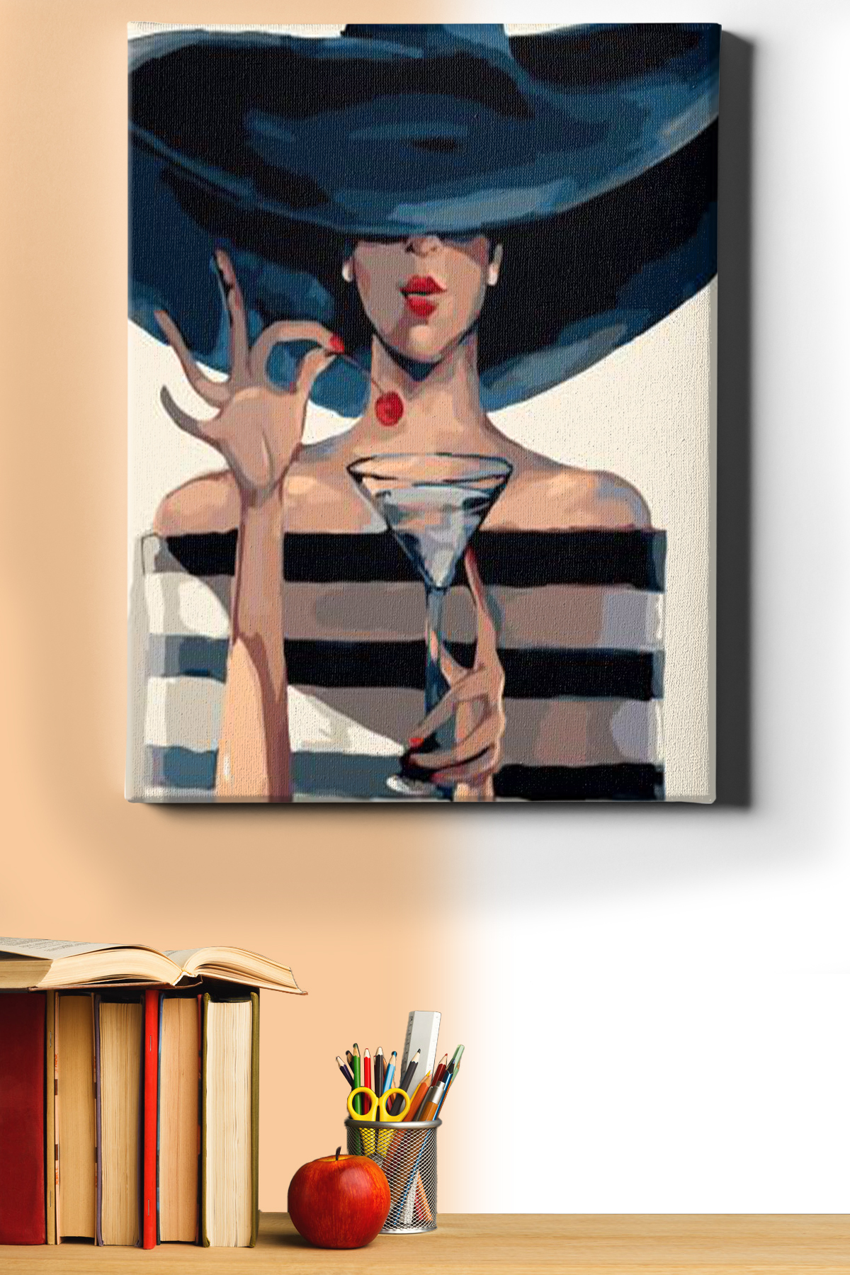 Sayılarla Boyama Seti Kasnaklı Kokteyl Keyfi