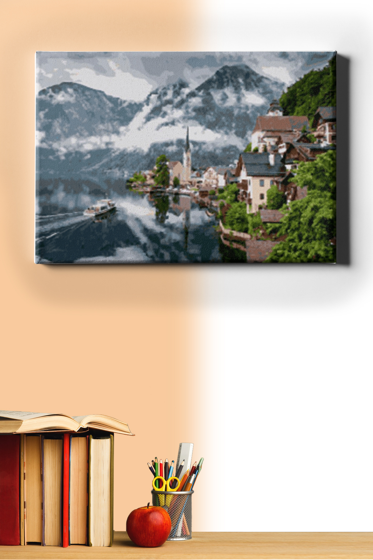 Avusturya’nın Incisi Sayılarla Boyama Seti Kasnaklı