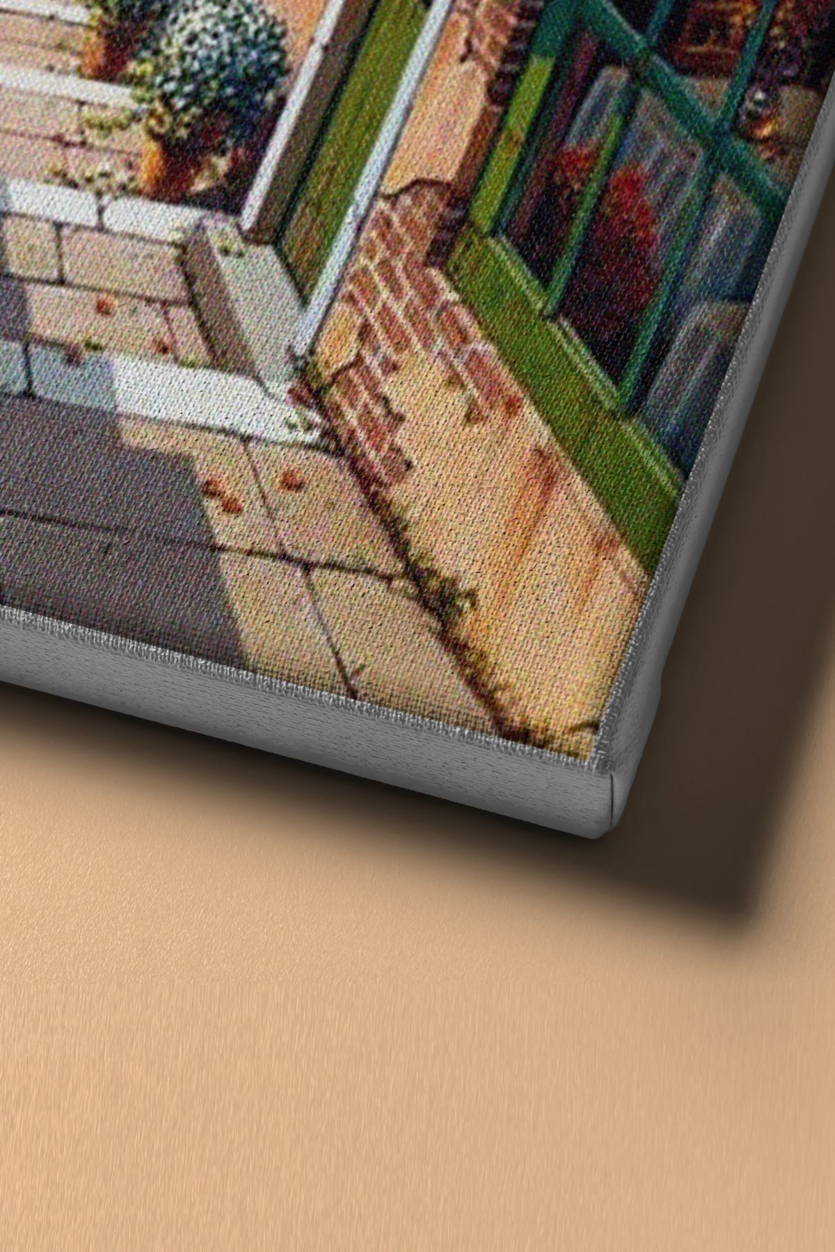 En Güzel Sokak Sayılarla Boyama Seti Kasnaklı - Görsel 4