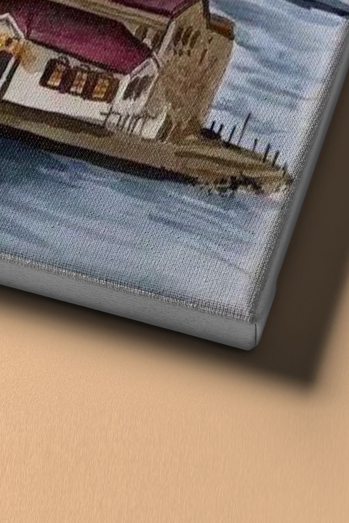 Kız Kulesi 3 Sayılarla Boyama Seti Kasnaklı - Görsel 4