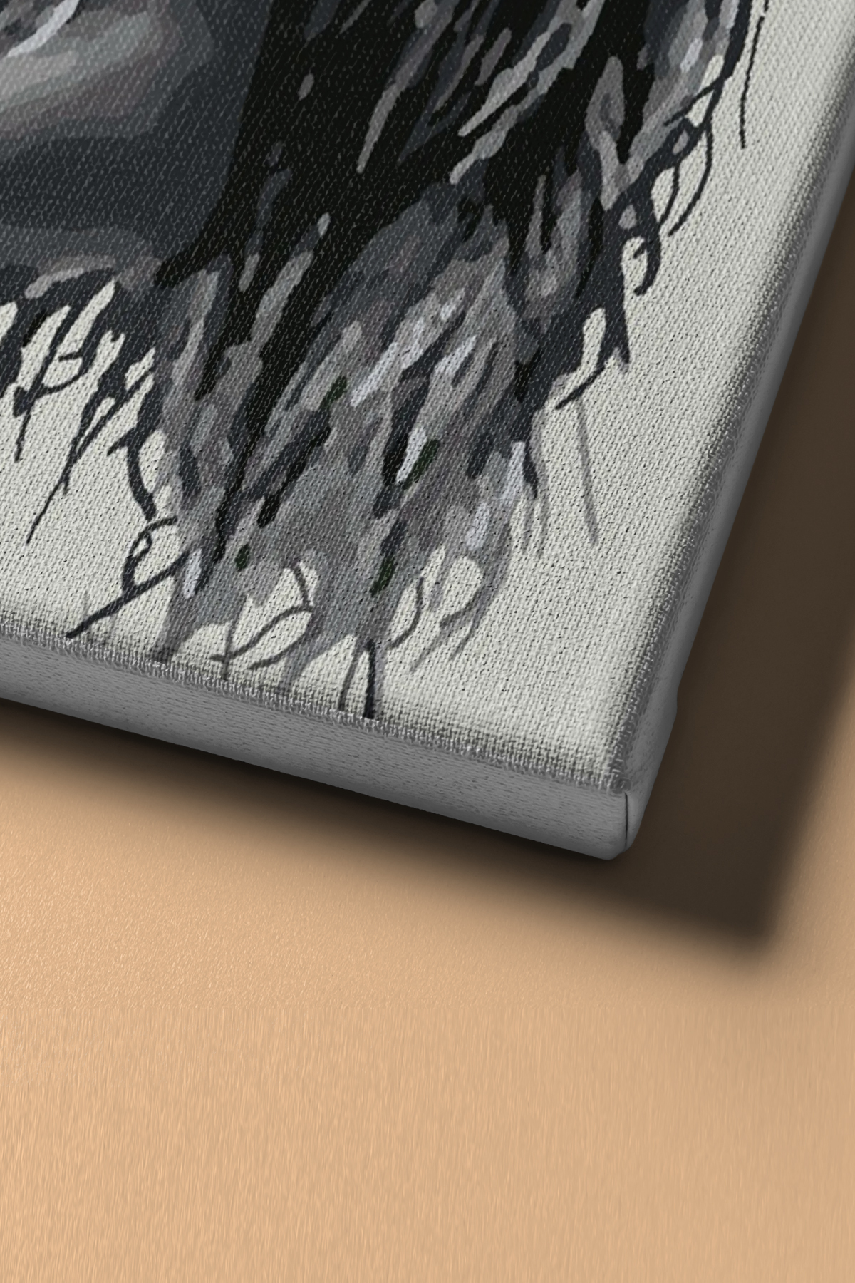 Sayılarla Boyama Seti Kasnaklı Yapraklar Ve Kadın - Görsel 4