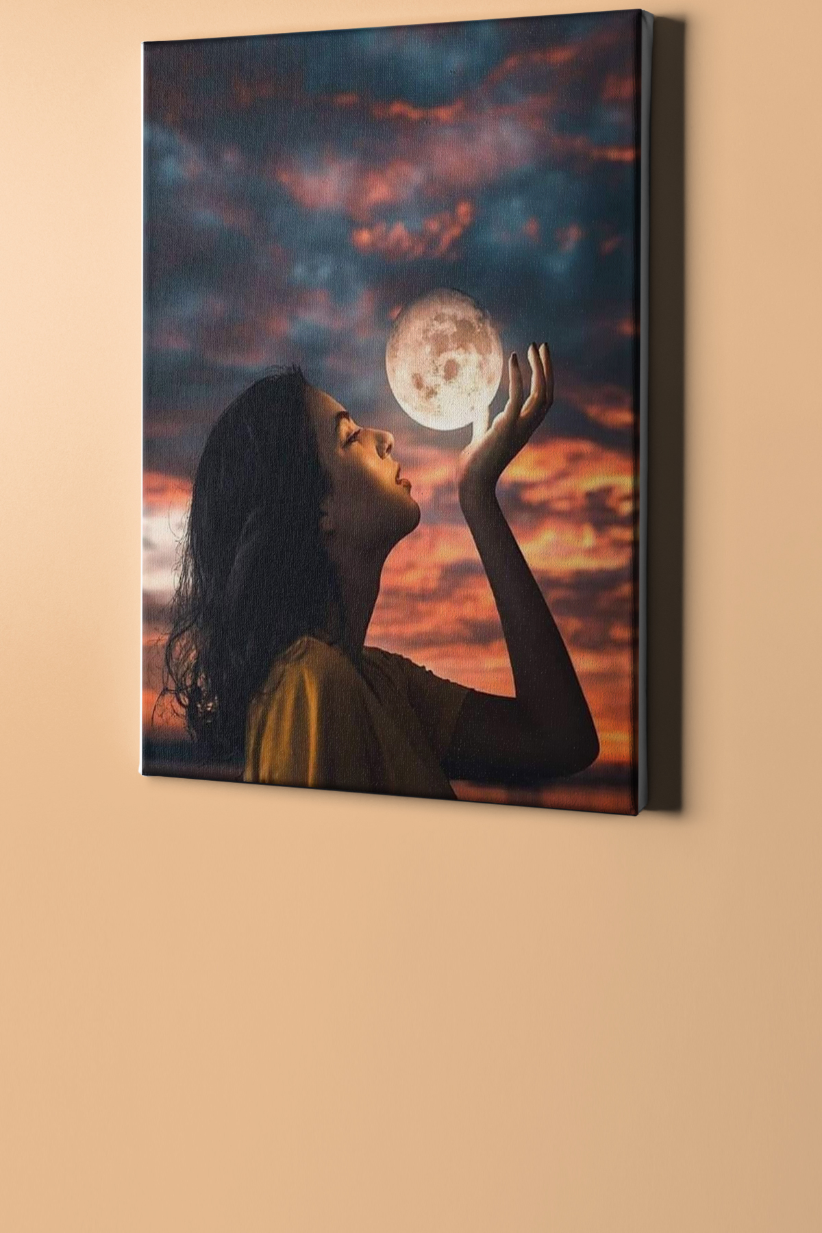 Sayılarla Boyama Seti Kasnaklı Dolunayla Fotoğraf - Görsel 2